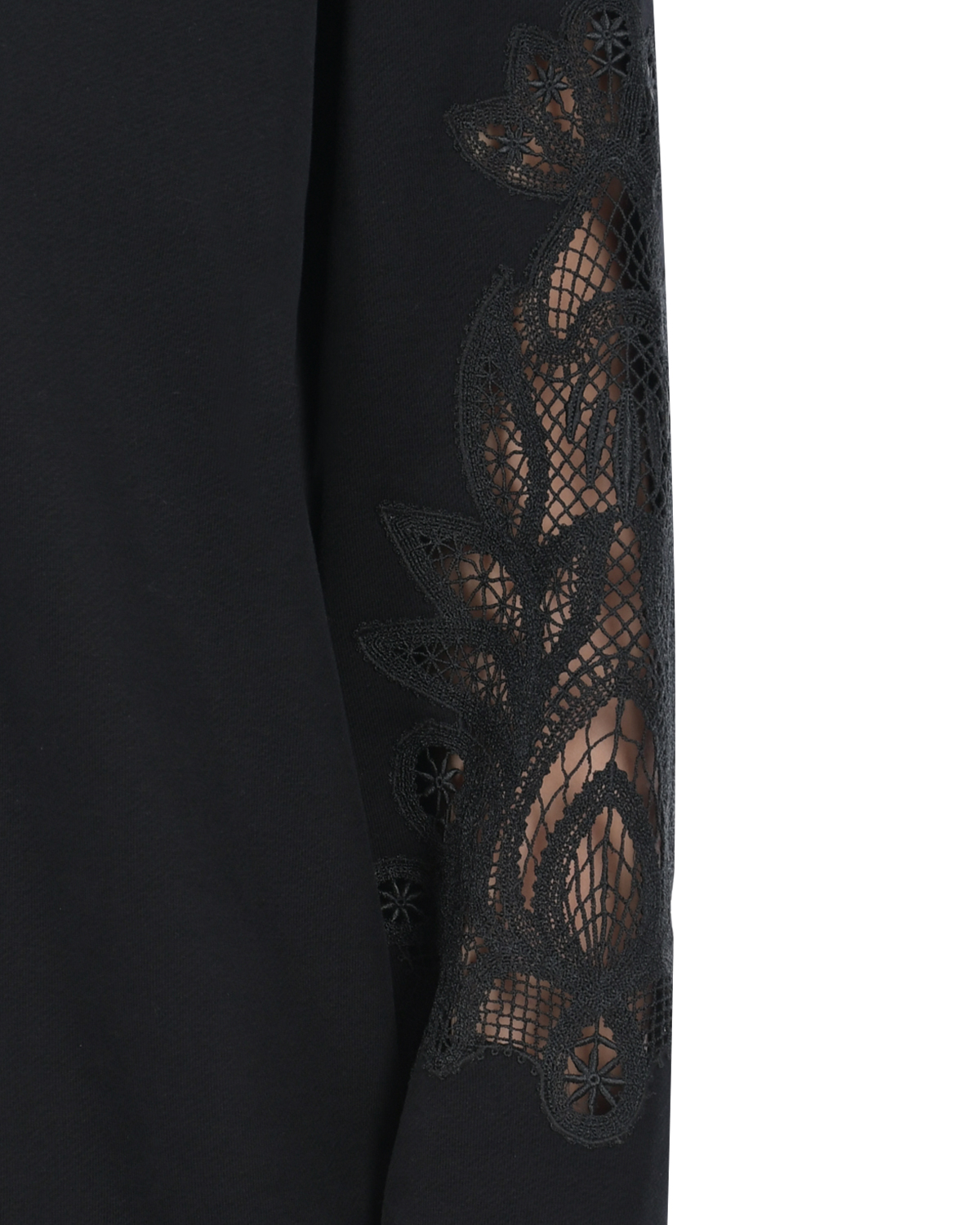 Черный костюм с кружевной отделкой Alena Akhmadullina, размер 38, цвет нет цвета - фото 6