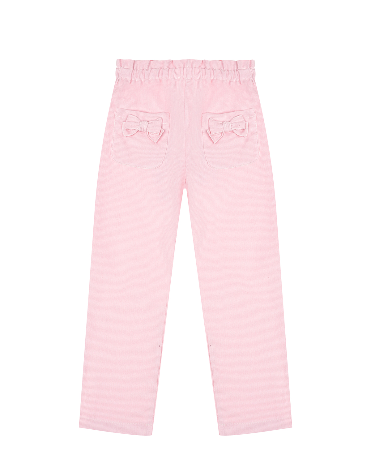 Розовые брюки с карманами Aletta детские, размер 104, цвет розовый