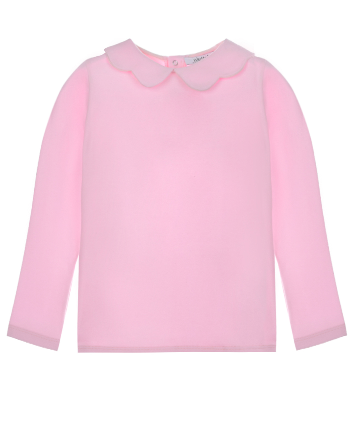 Розовая блуза с фигурным воротником Aletta детская
