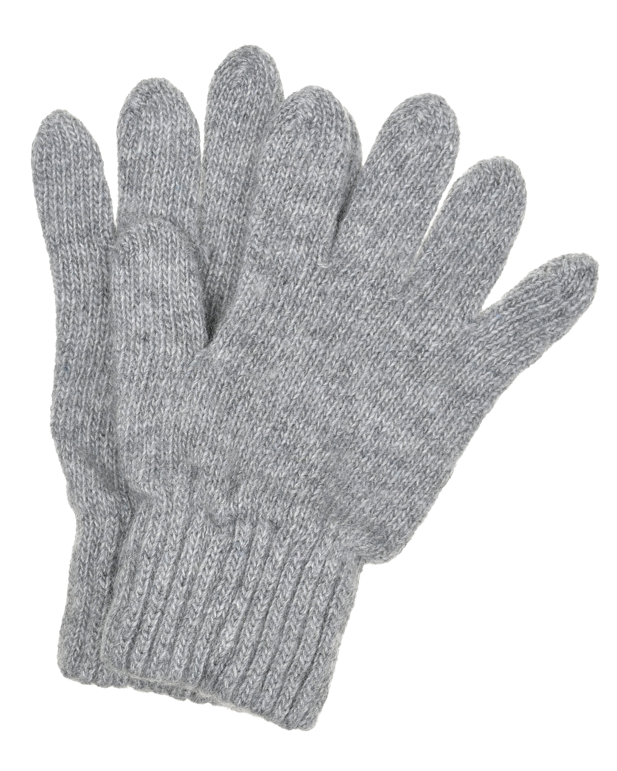 Серые базовые перчатки Aletta детские, размер S, цвет серый