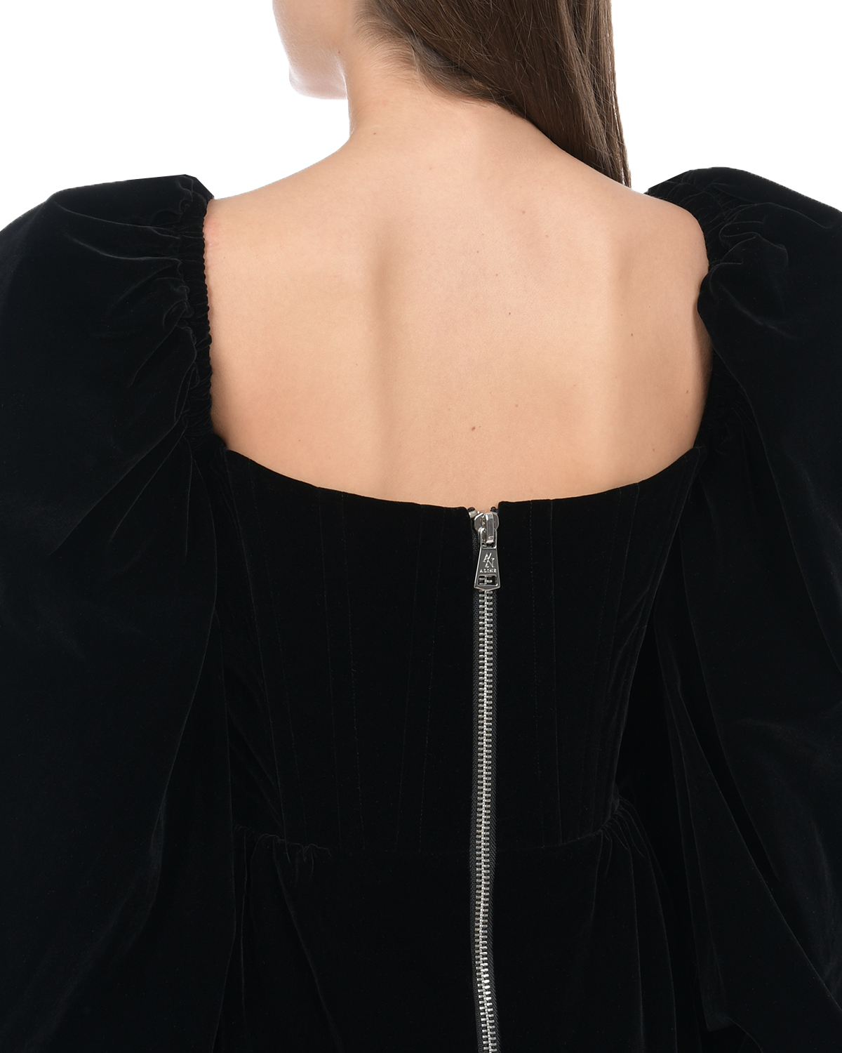 Черное бархатное платье ALINE, размер 40, цвет черный - фото 8