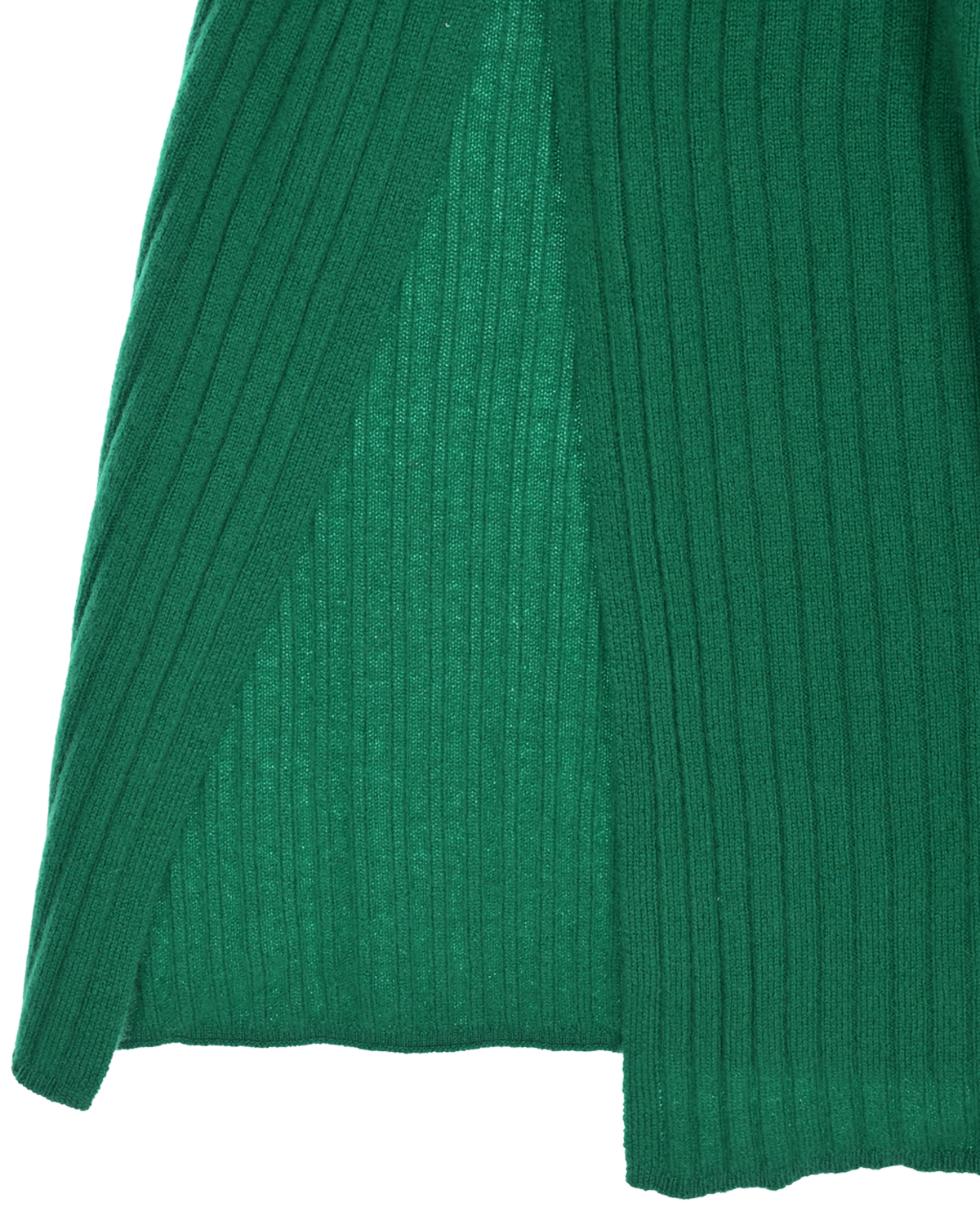 Платье из кашемира зеленого цвета Allude, размер 38 - фото 11