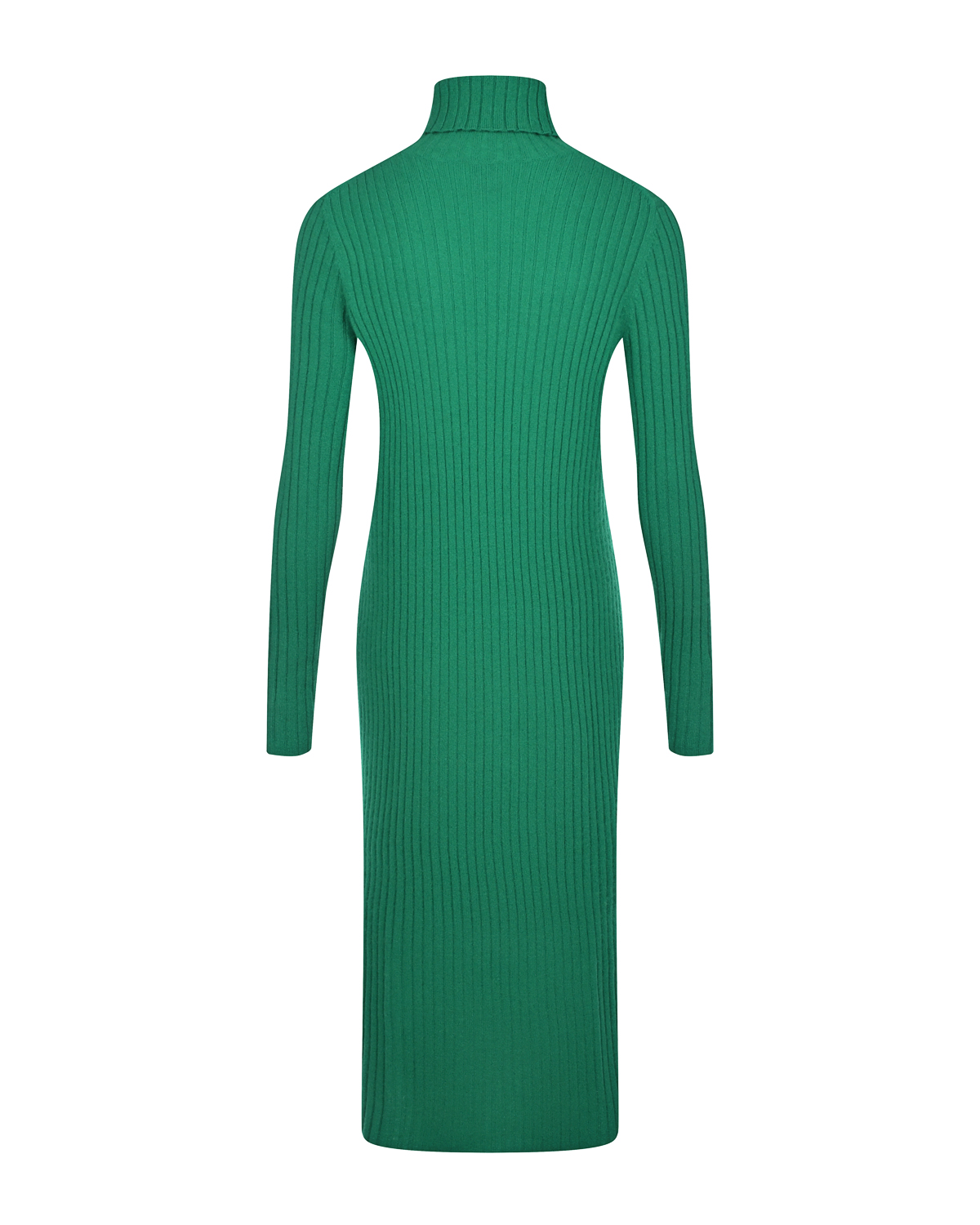 Платье из кашемира зеленого цвета Allude, размер 38 - фото 6