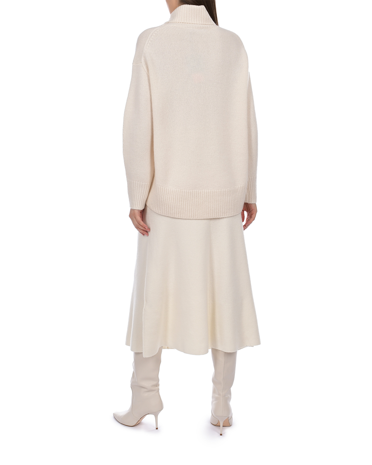 Кашемировый свитер молочного цвета Arch4, размер 38 - фото 3