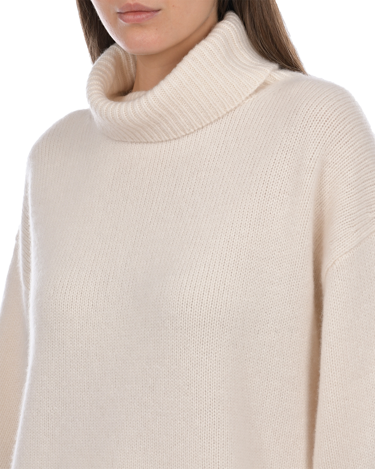 Кашемировый свитер молочного цвета Arch4, размер 38 - фото 7