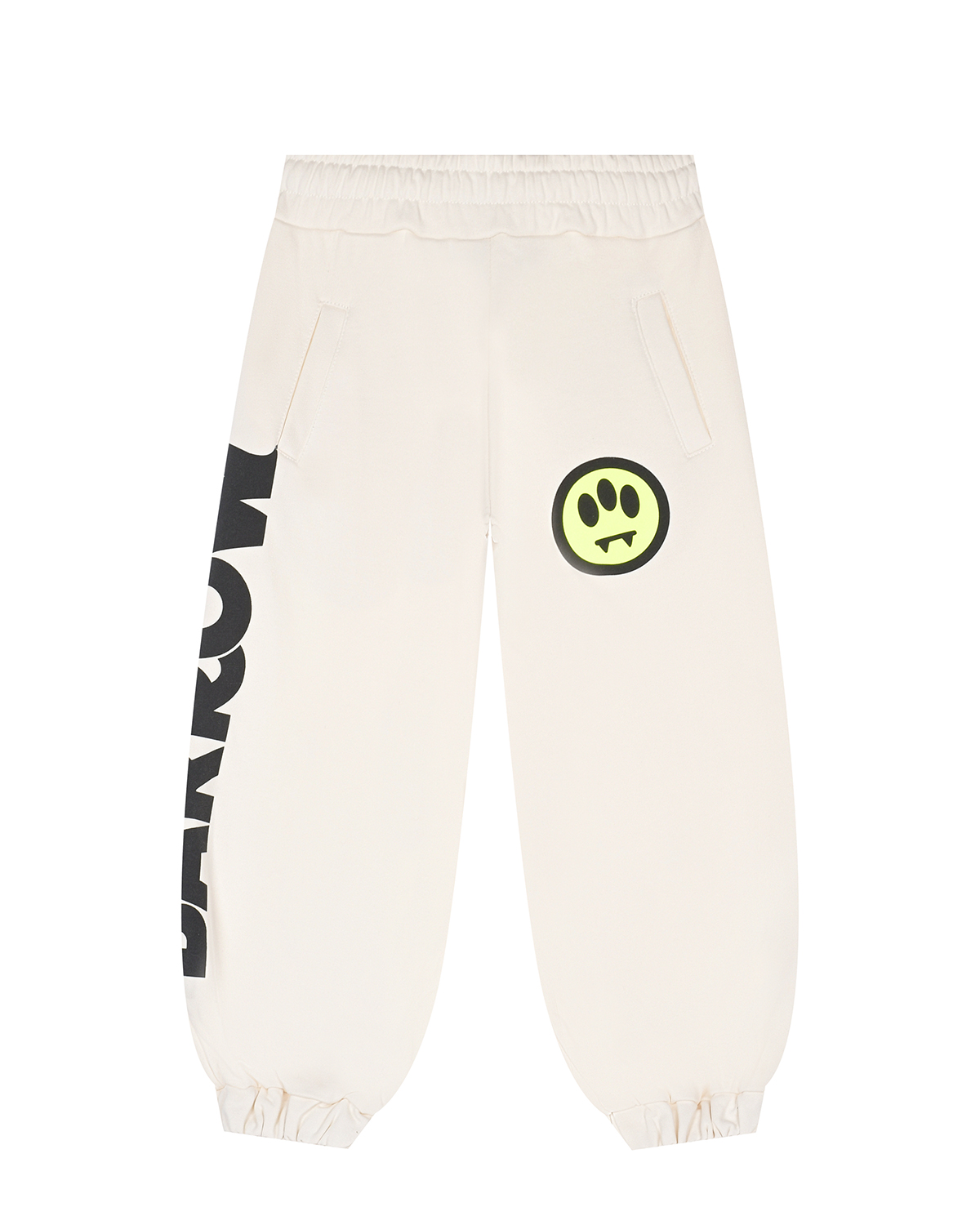 Спортивные брюки молочного цвета Barrow детские, размер 128 - фото 1