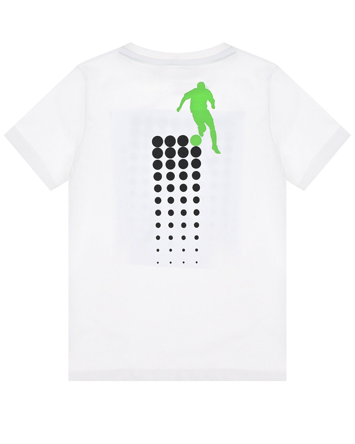 Белая футболка с логотипом Bikkembergs детская, размер 104, цвет белый - фото 2