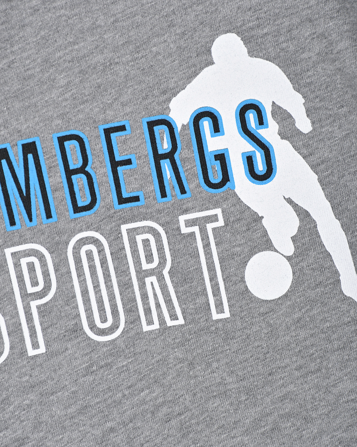 Серая футболка с лого Sport Bikkembergs детская, размер 164, цвет серый - фото 3