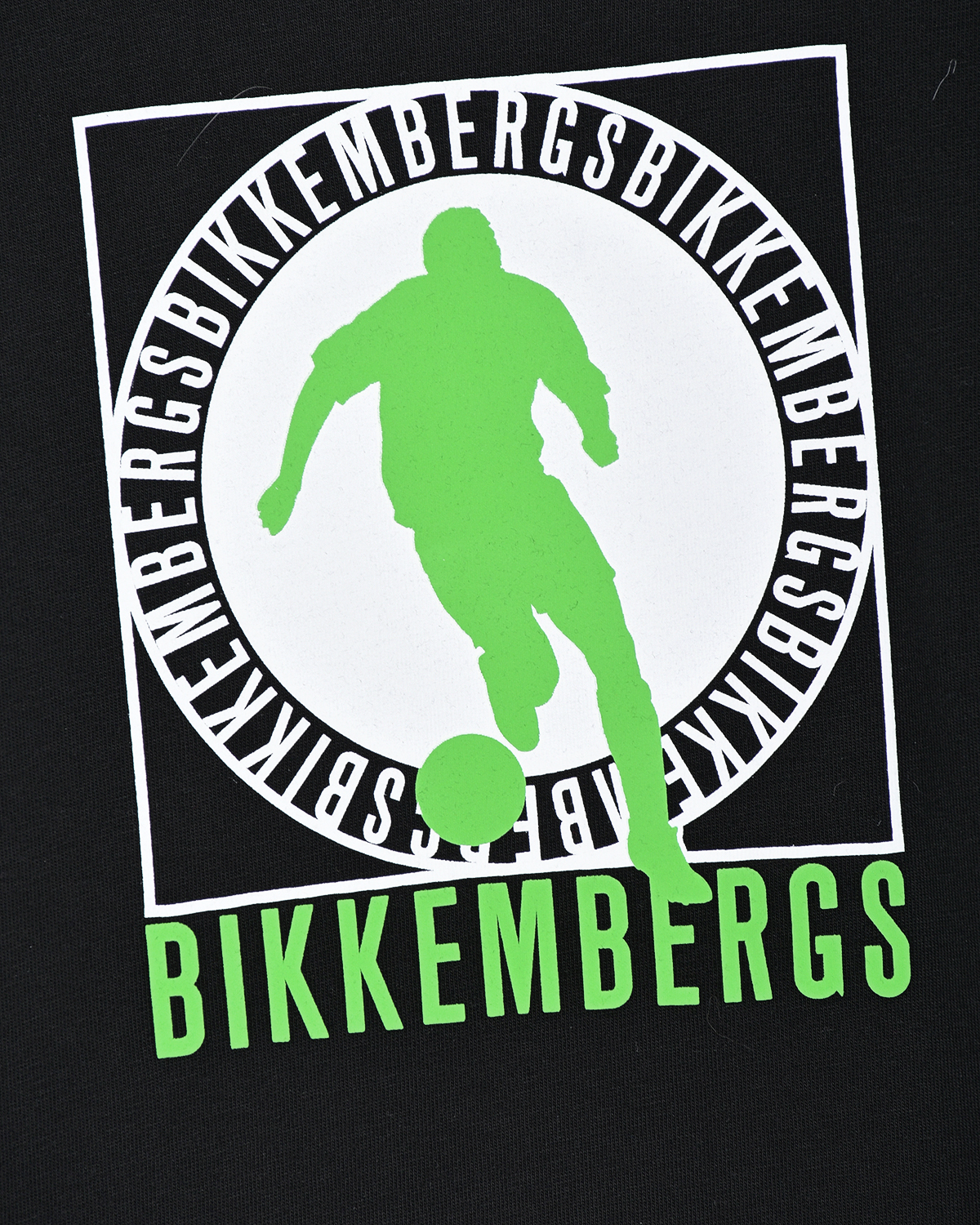 Черная толстовка с лого Bikkembergs детская, размер 176, цвет черный - фото 3