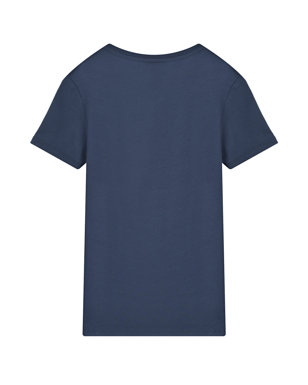 Синяя футболка с оранжевым лого Bikkembergs детская, размер 164, цвет синий - фото 2