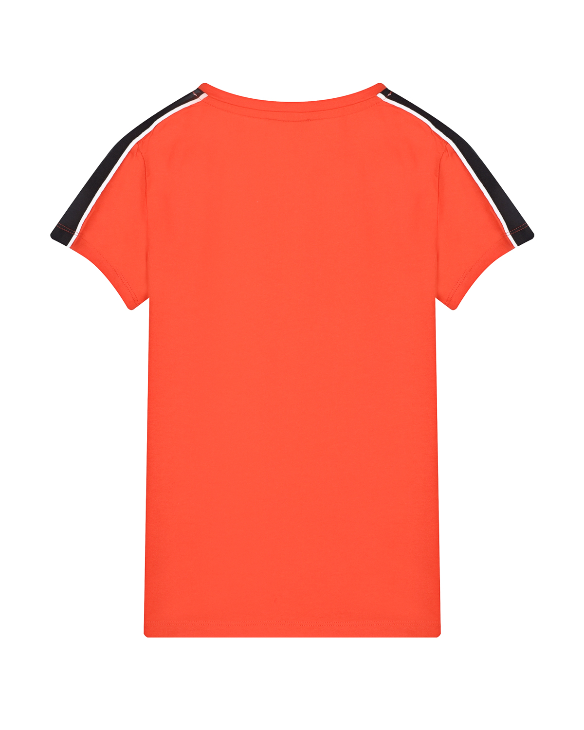 Оранжевая футболка с голубым принтом "sport" Bikkembergs детская, размер 116, цвет оранжевый - фото 2