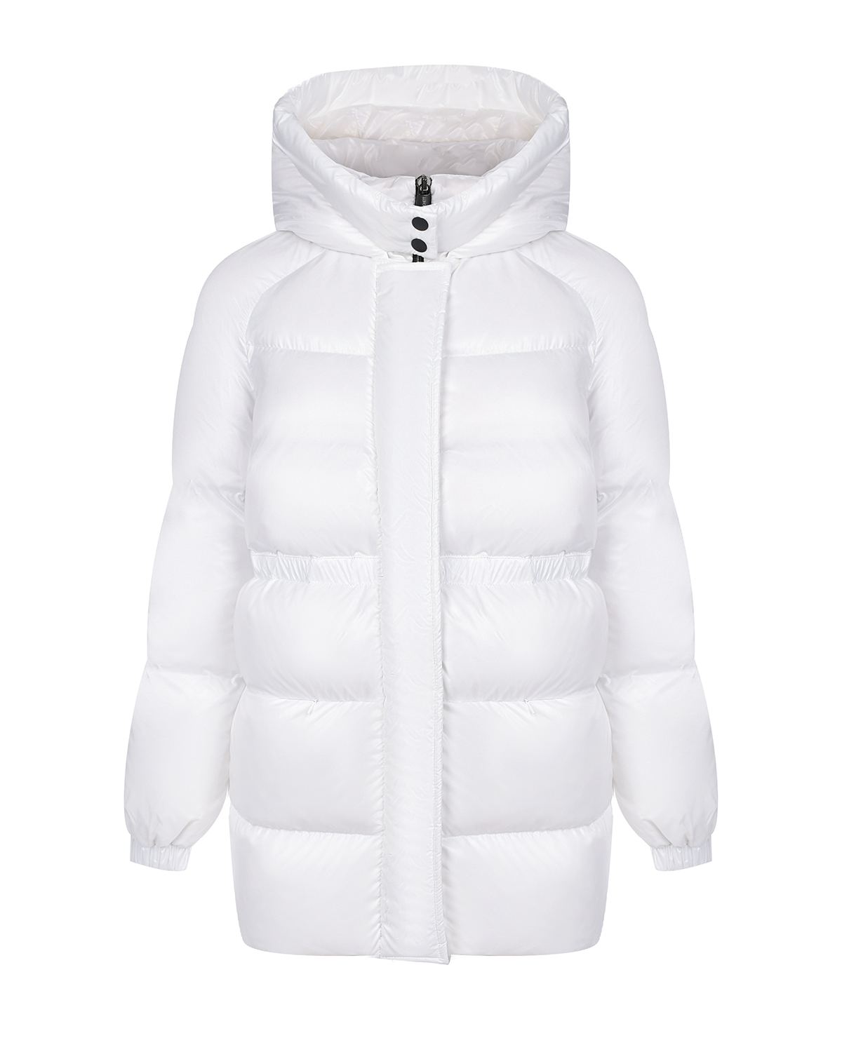 Белая удлиненная куртка Blanchett Goose, размер 40, цвет белый - фото 1