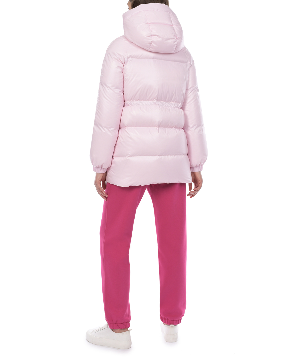 Розовая удлиненная куртка Blanchett Goose, размер 44, цвет нет цвета - фото 3
