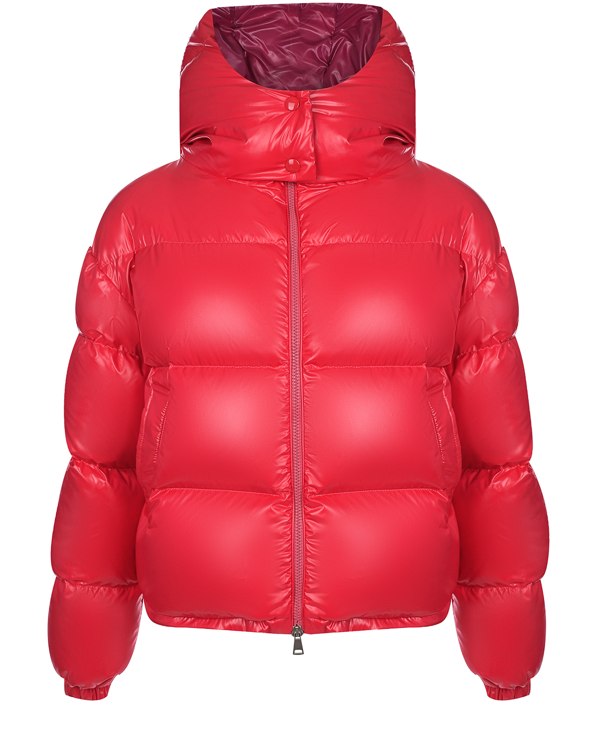 Короткая красная глянцевая куртка Blanchett Goose, размер 40, цвет красный - фото 1