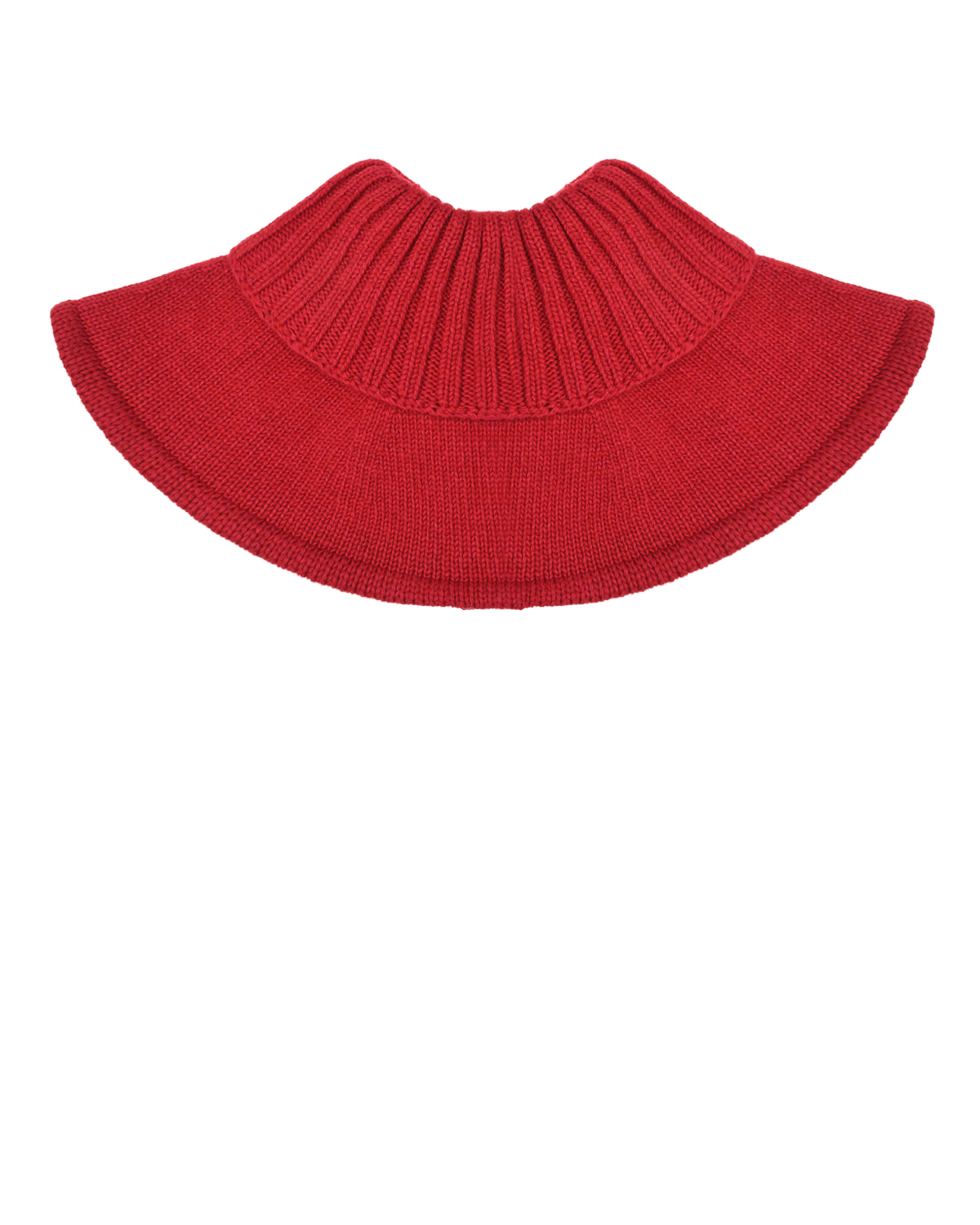 Красный вязаный шарф-горло Chobi детский, размер unica