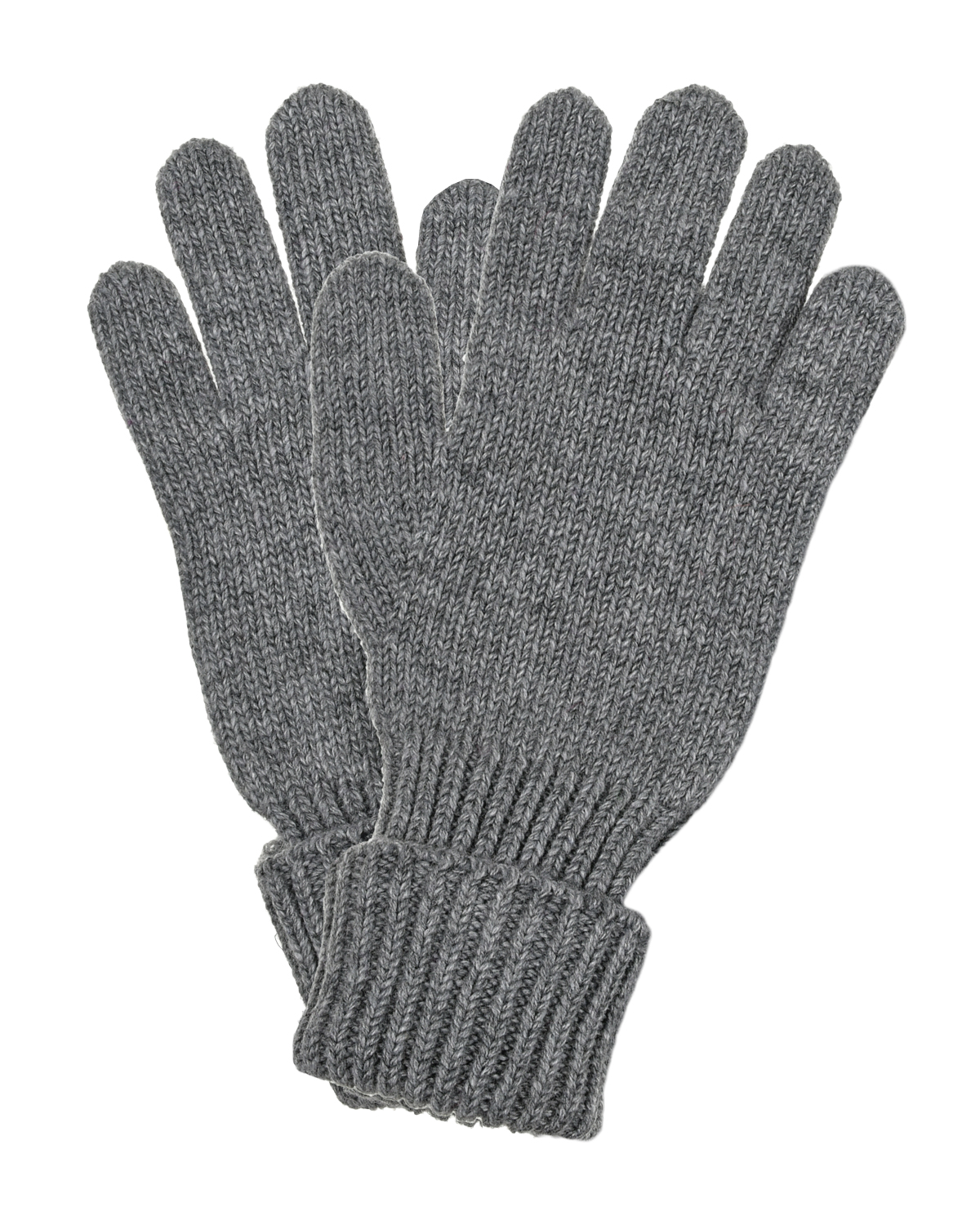 Темно-серые перчатки из смесовой шерсти Chobi детское