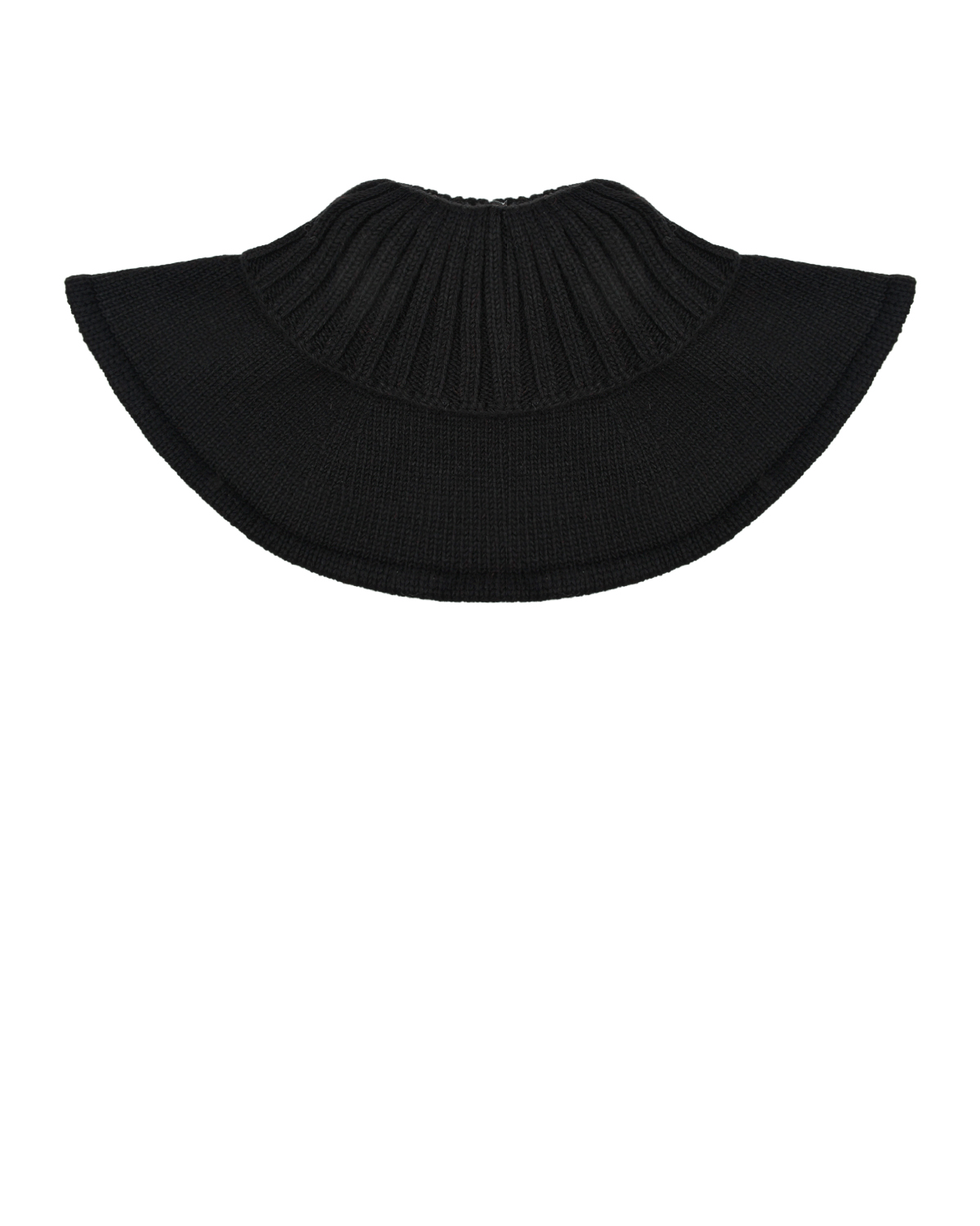 Черный вязаный шарф-горло Chobi детский, размер unica
