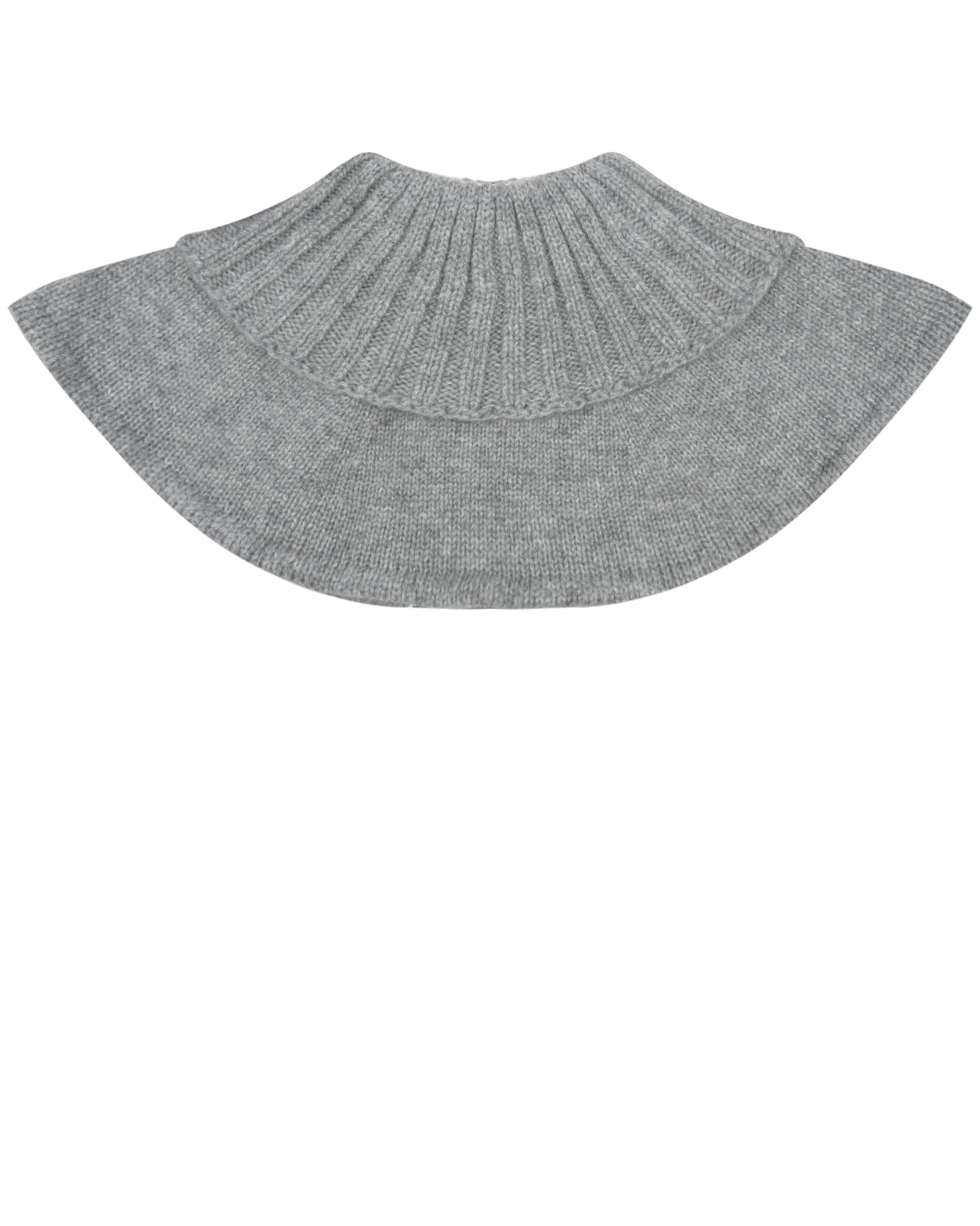 Серый шарф-горло из кашемира Chobi детский, размер unica