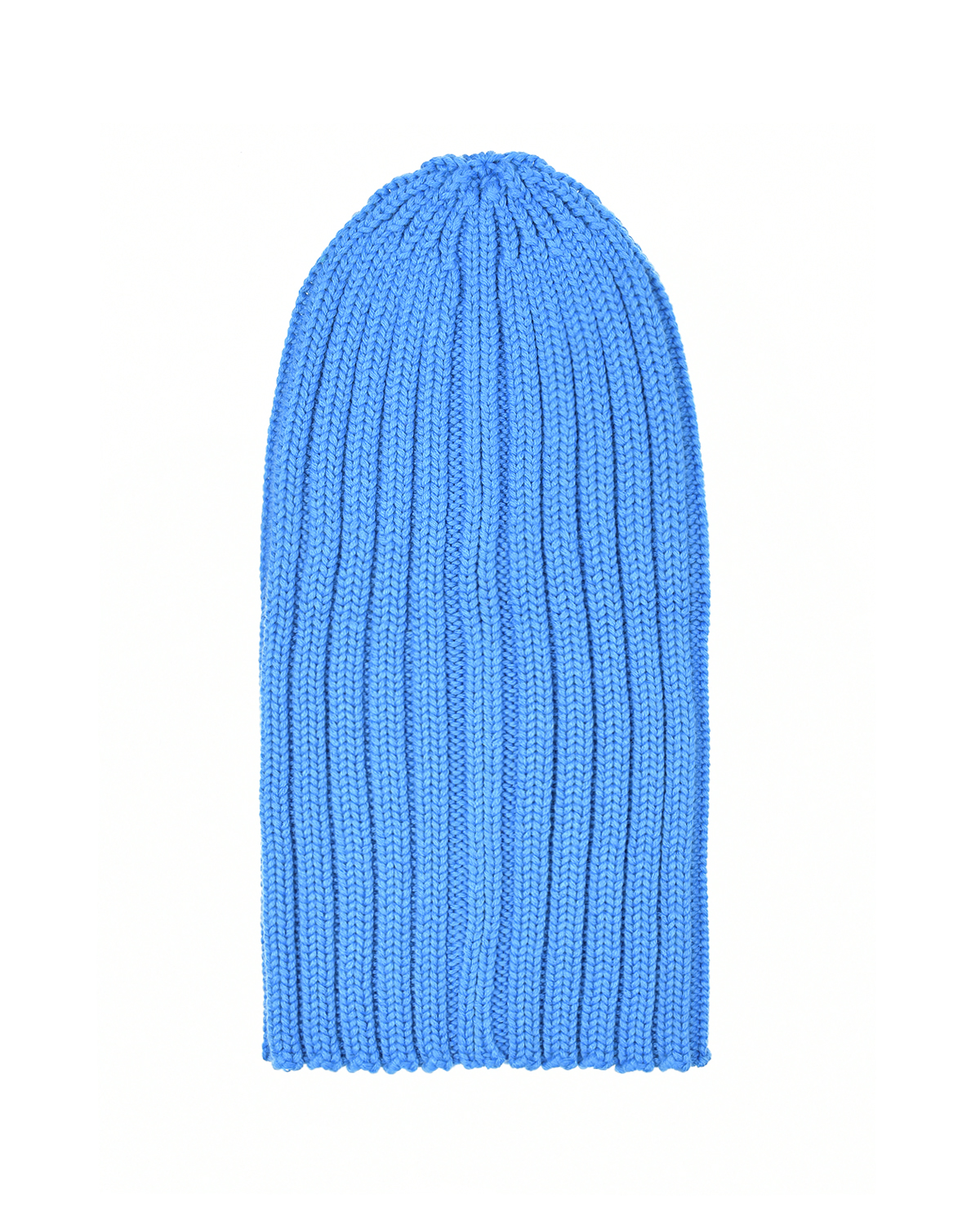 Голубая шапка-шлем из смесовой шерсти Chobi детская, размер 55, цвет голубой - фото 2