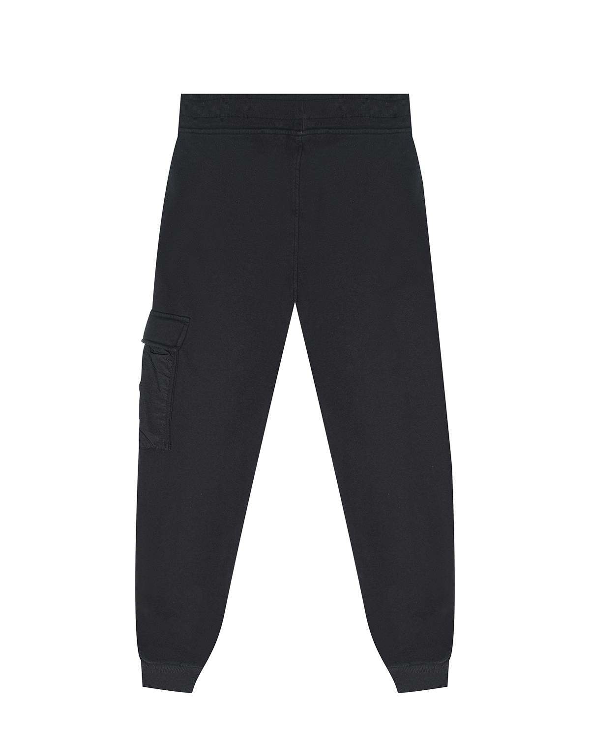 Черные спортивные брюки с накладным карманом CP Company детские, размер 152, цвет черный - фото 2