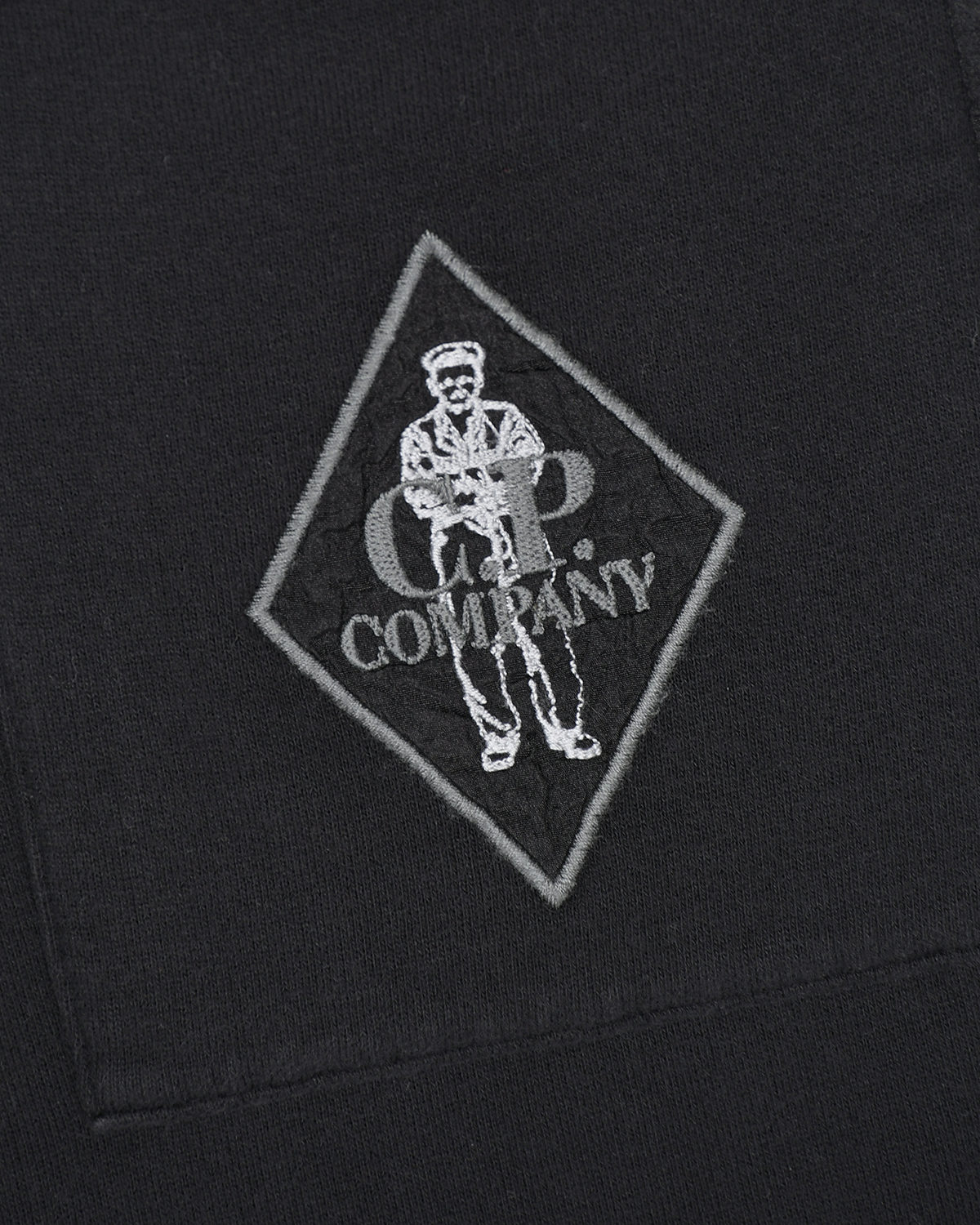 Черные спортивные брюки с накладным карманом CP Company детские, размер 152, цвет черный - фото 3
