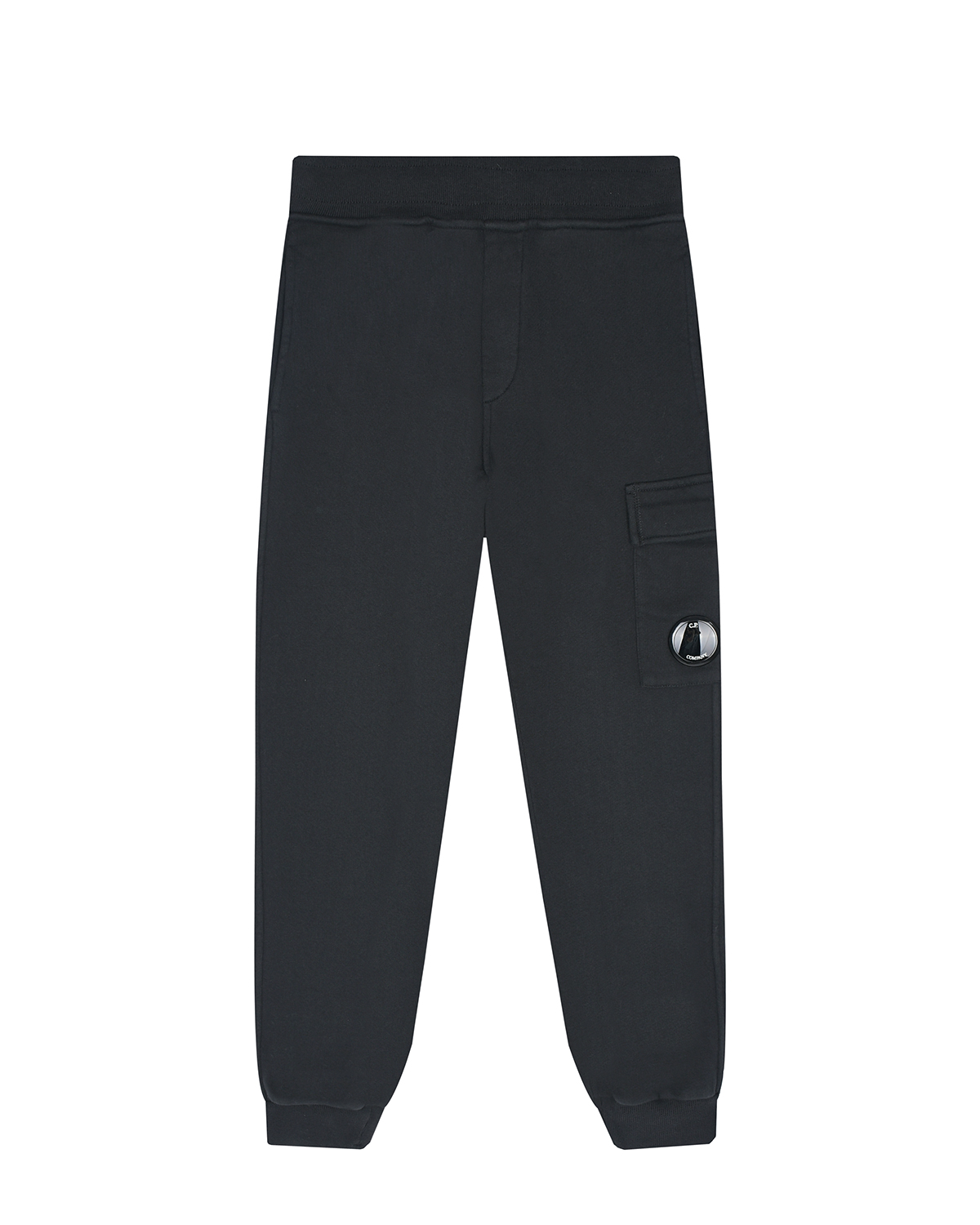 Черные спортивные брюки CP Company детские, размер 140, цвет черный - фото 1
