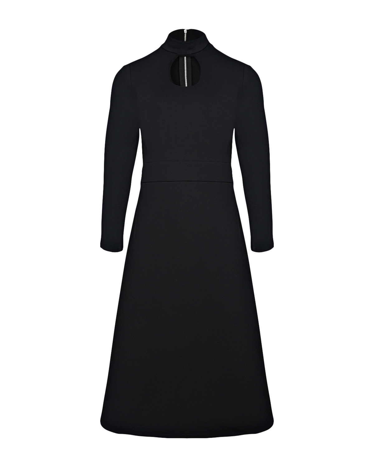 Черное платье с вырезом Dan Maralex, размер 42, цвет черный - фото 1