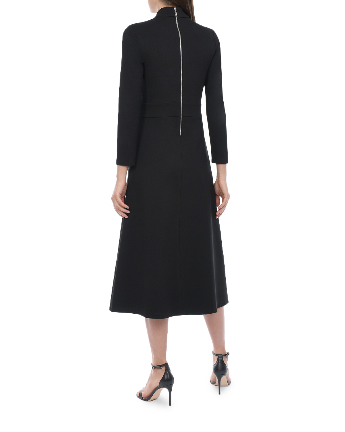 Черное платье с вырезом Dan Maralex, размер 42, цвет черный - фото 3