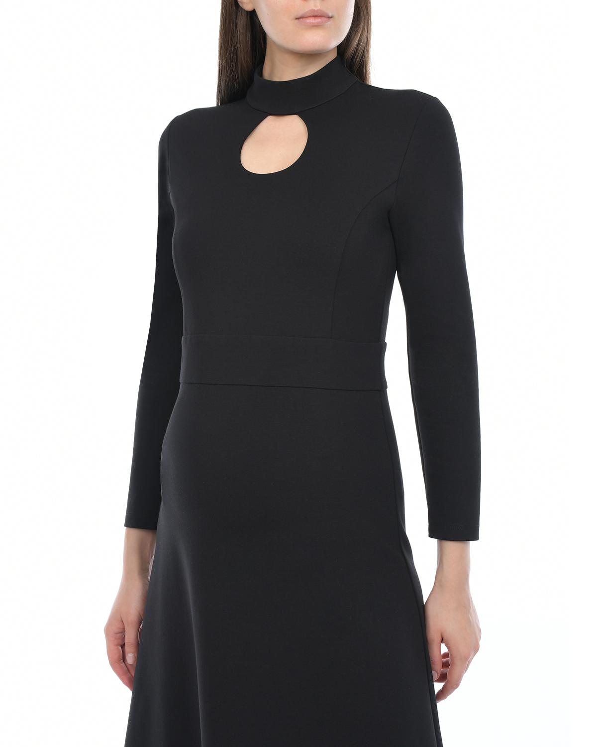 Черное платье с вырезом Dan Maralex, размер 42, цвет черный - фото 6