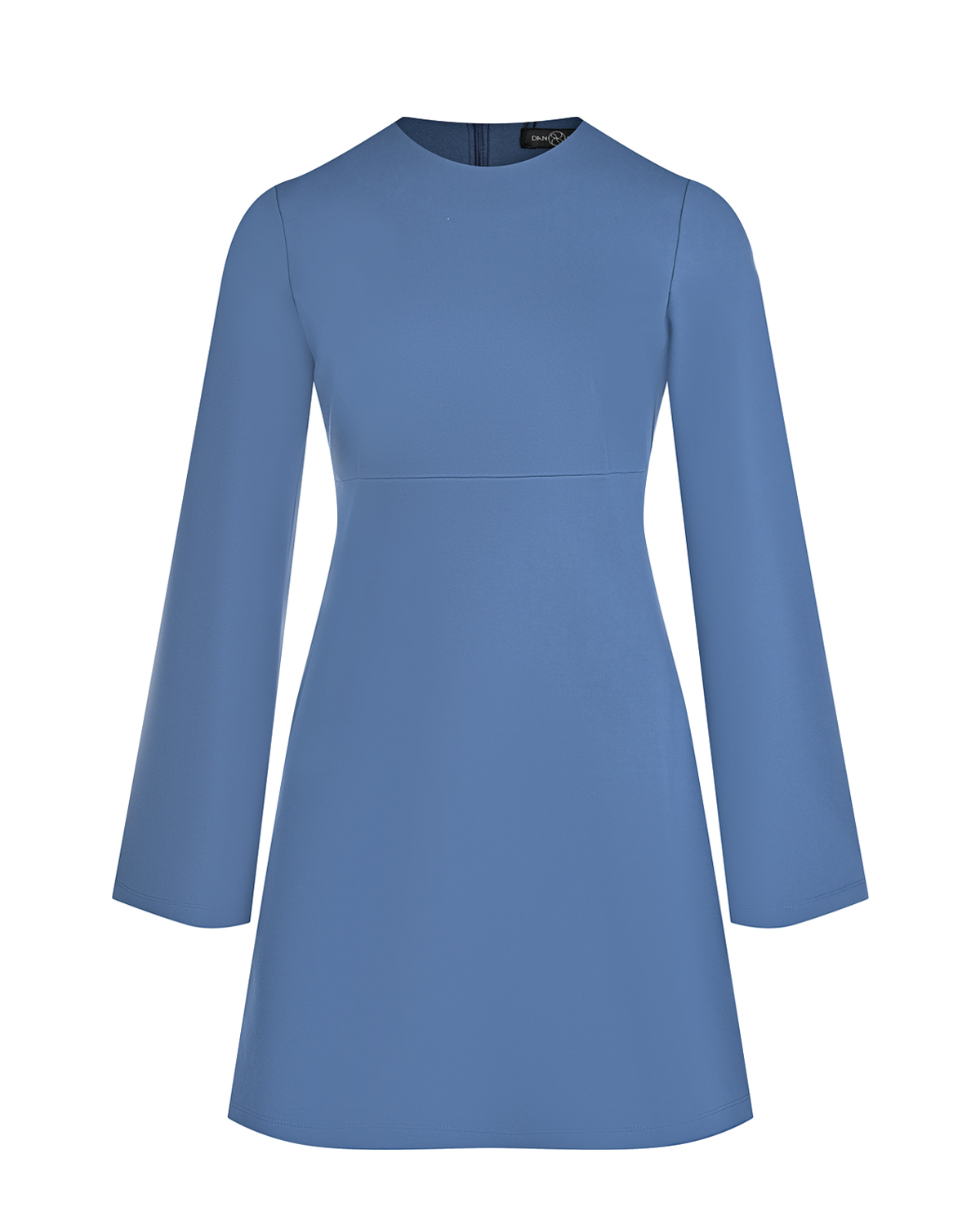 Синее платье с рукавами клеш Dan Maralex, размер 42, цвет синий - фото 1