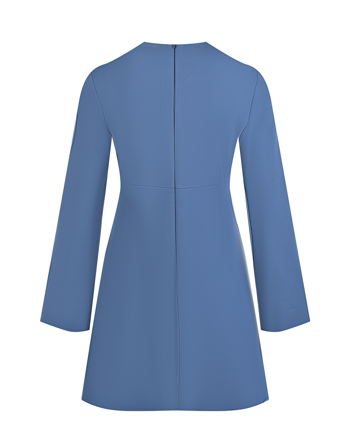 Синее платье с рукавами клеш Dan Maralex, размер 42, цвет синий - фото 5