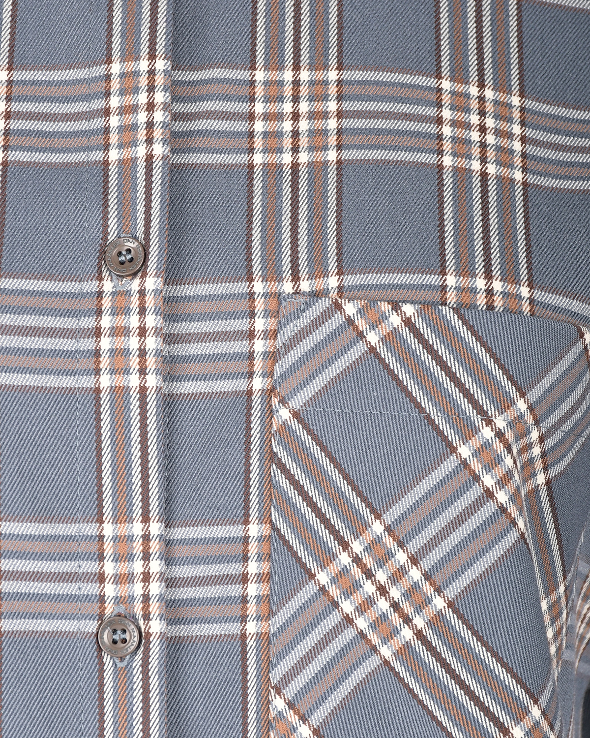 Серая рубашка в крупную клетку Dan Maralex, размер 42, цвет серый - фото 8