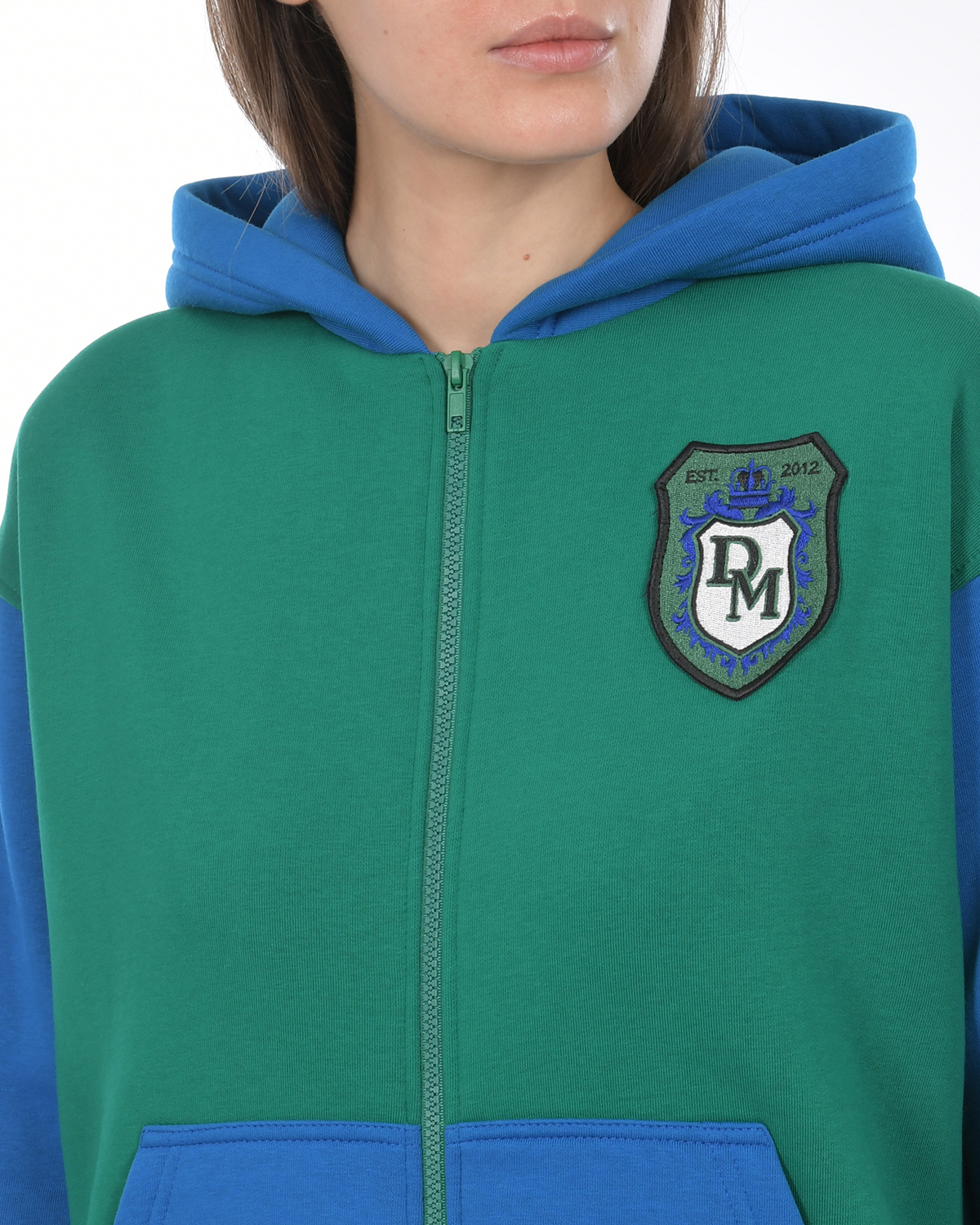 Спортивная куртка в стиле color block Dan Maralex, размер 42, цвет мультиколор - фото 9