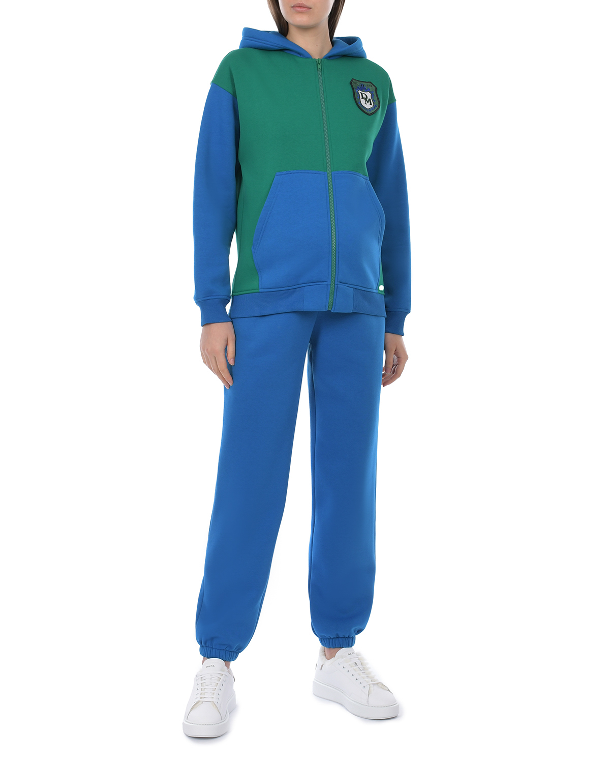 Спортивная куртка в стиле color block Dan Maralex, размер 42, цвет мультиколор - фото 4