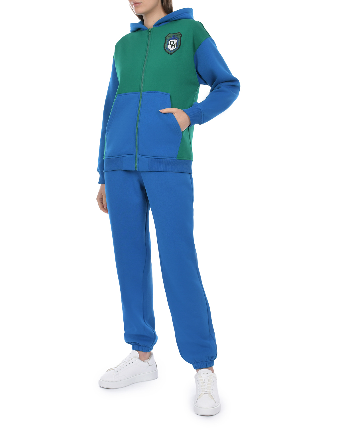 Спортивная куртка в стиле color block Dan Maralex, размер 42, цвет мультиколор - фото 2
