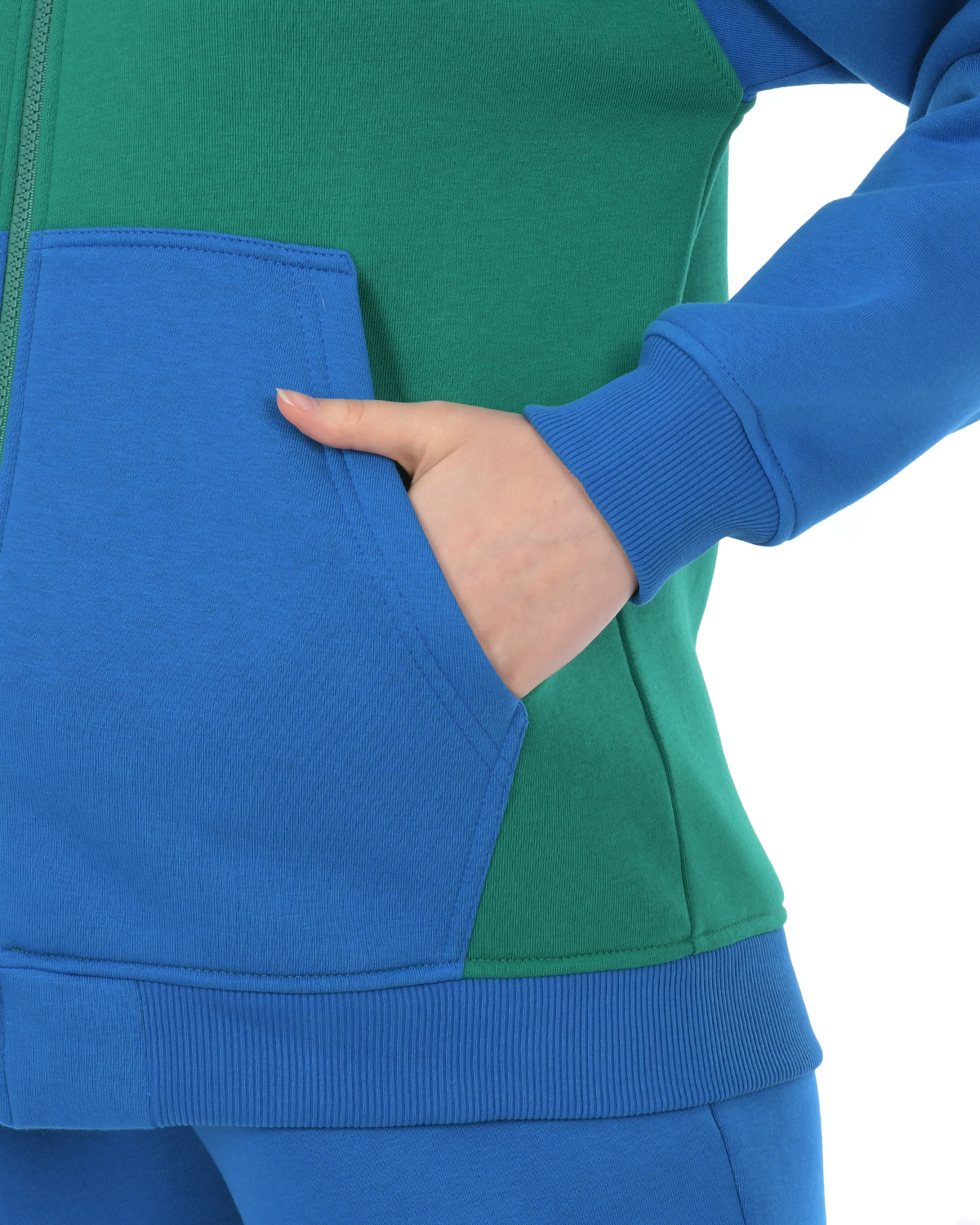Спортивная куртка в стиле color block Dan Maralex, размер 42, цвет мультиколор - фото 8