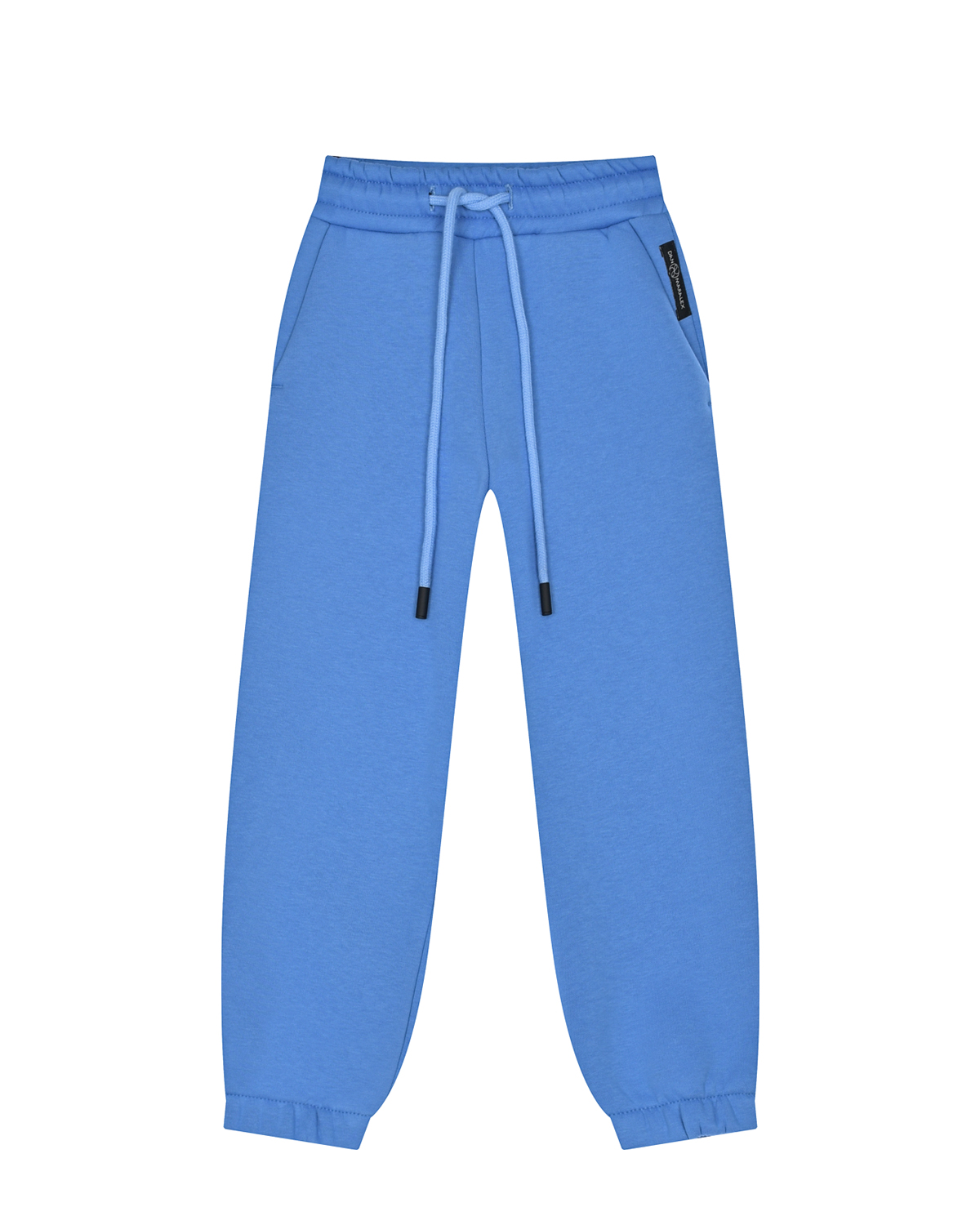Голубые спортивные брюки из футера Dan Maralex детские, размер 104, цвет голубой - фото 1