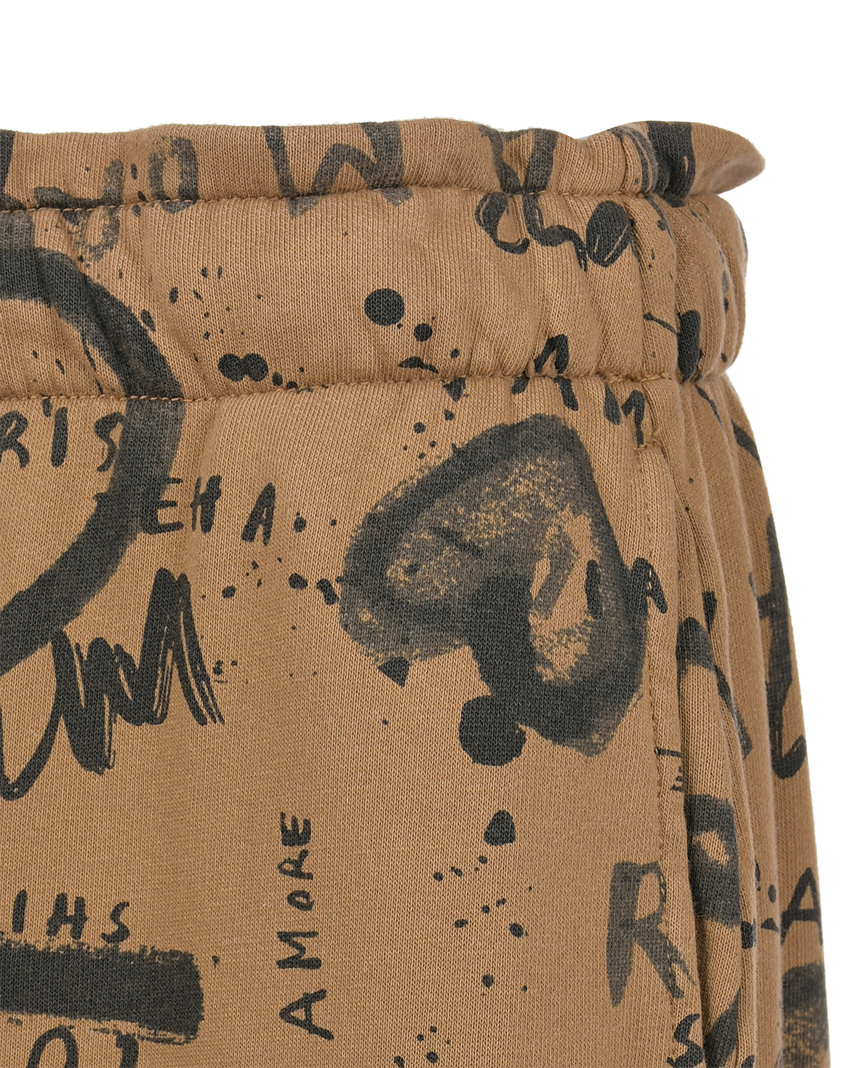 Бежевые джоггеры с черным принтом Deha, размер 38, цвет бежевый - фото 3