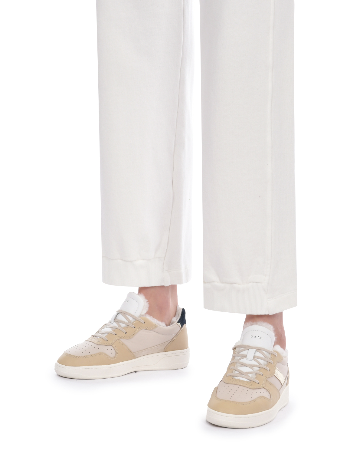 Белые спортивные брюки Deha, размер 42, цвет белый - фото 8