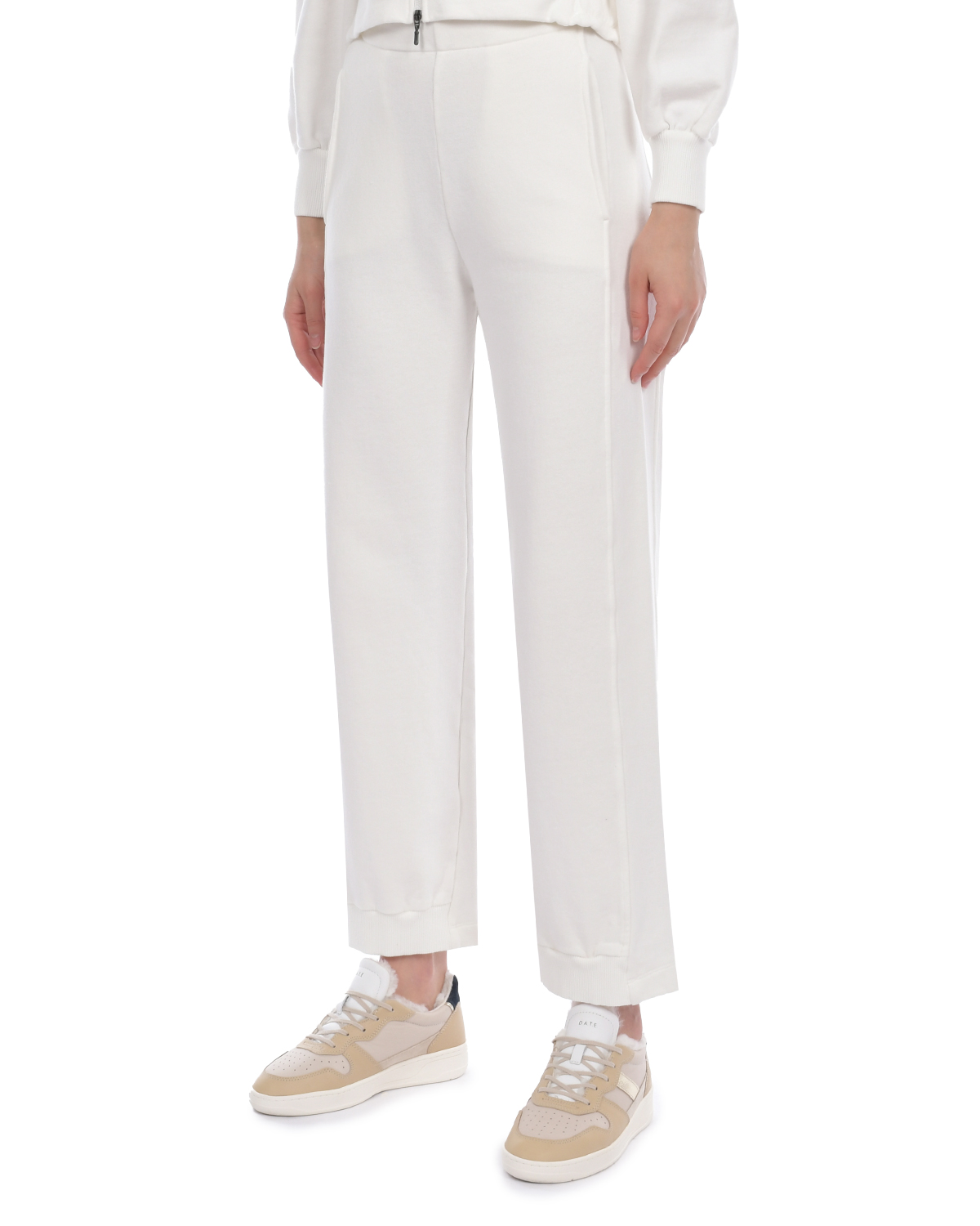 Белые спортивные брюки Deha, размер 42, цвет белый - фото 6