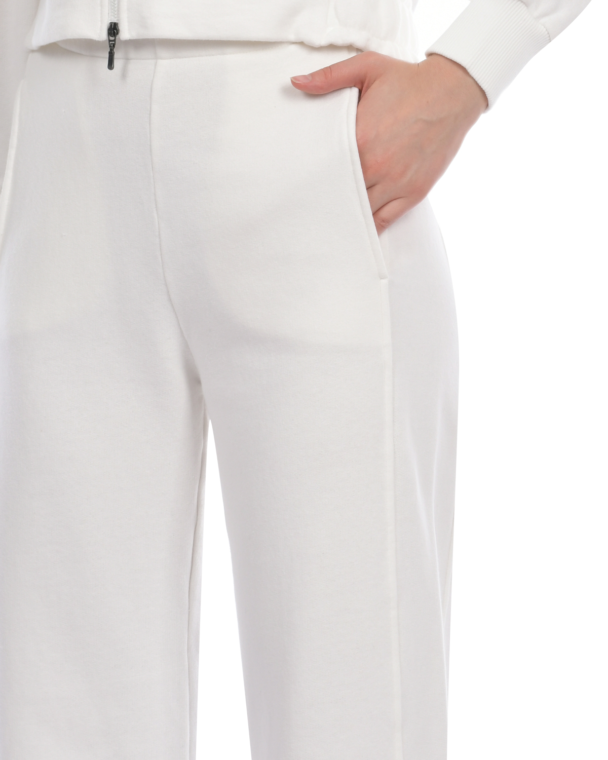 Белые спортивные брюки Deha, размер 42, цвет белый - фото 7