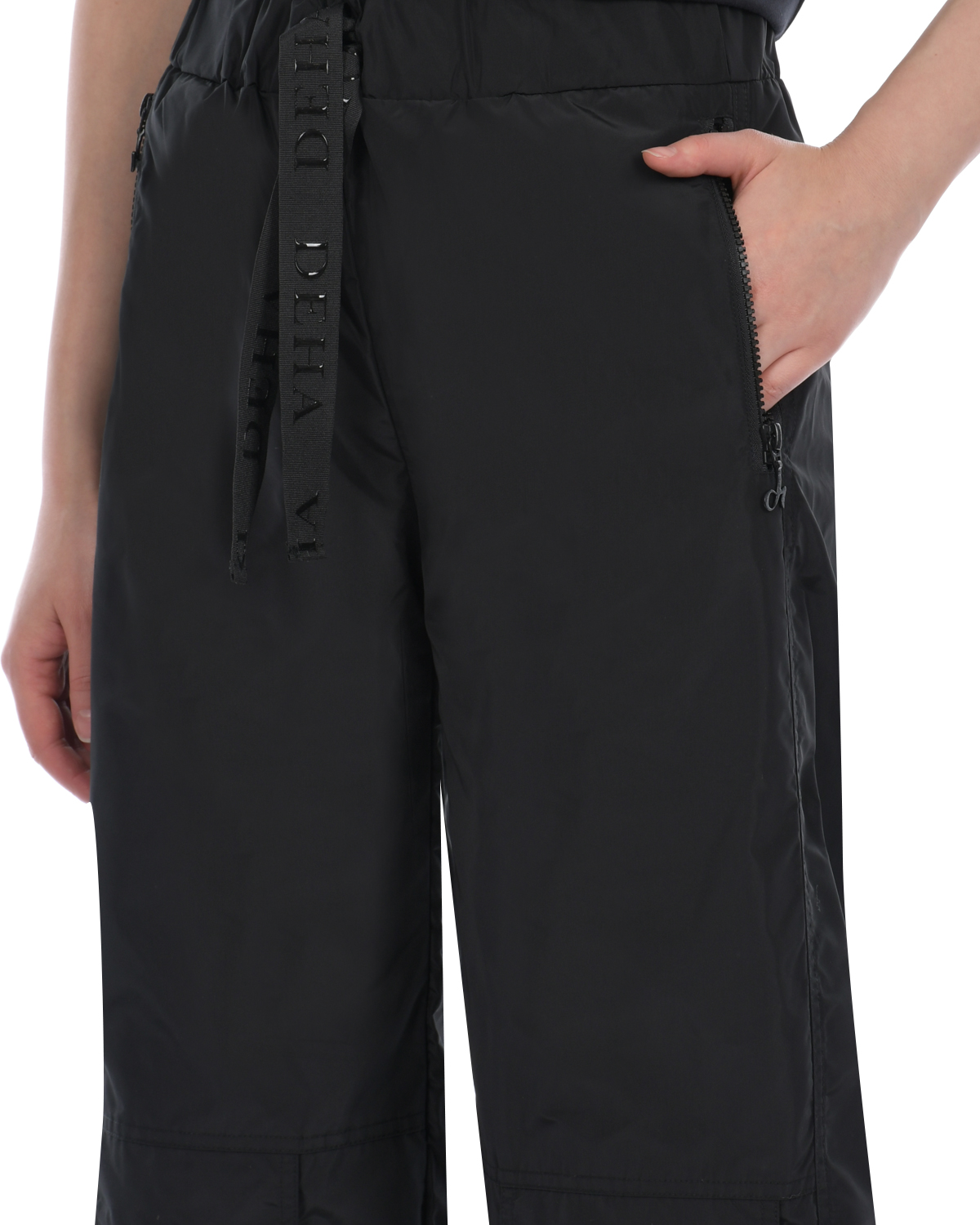Черные джоггеры с накладными карманами Deha, размер 38, цвет черный - фото 8