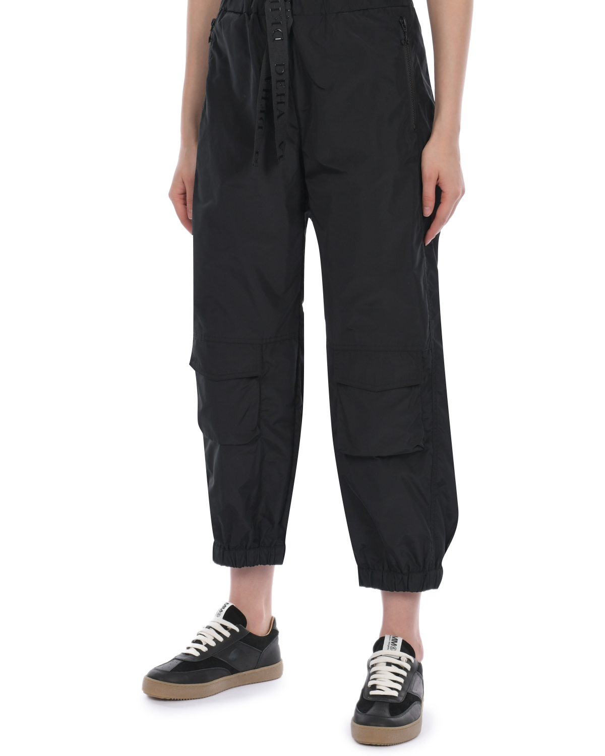 Черные джоггеры с накладными карманами Deha, размер 38, цвет черный - фото 6