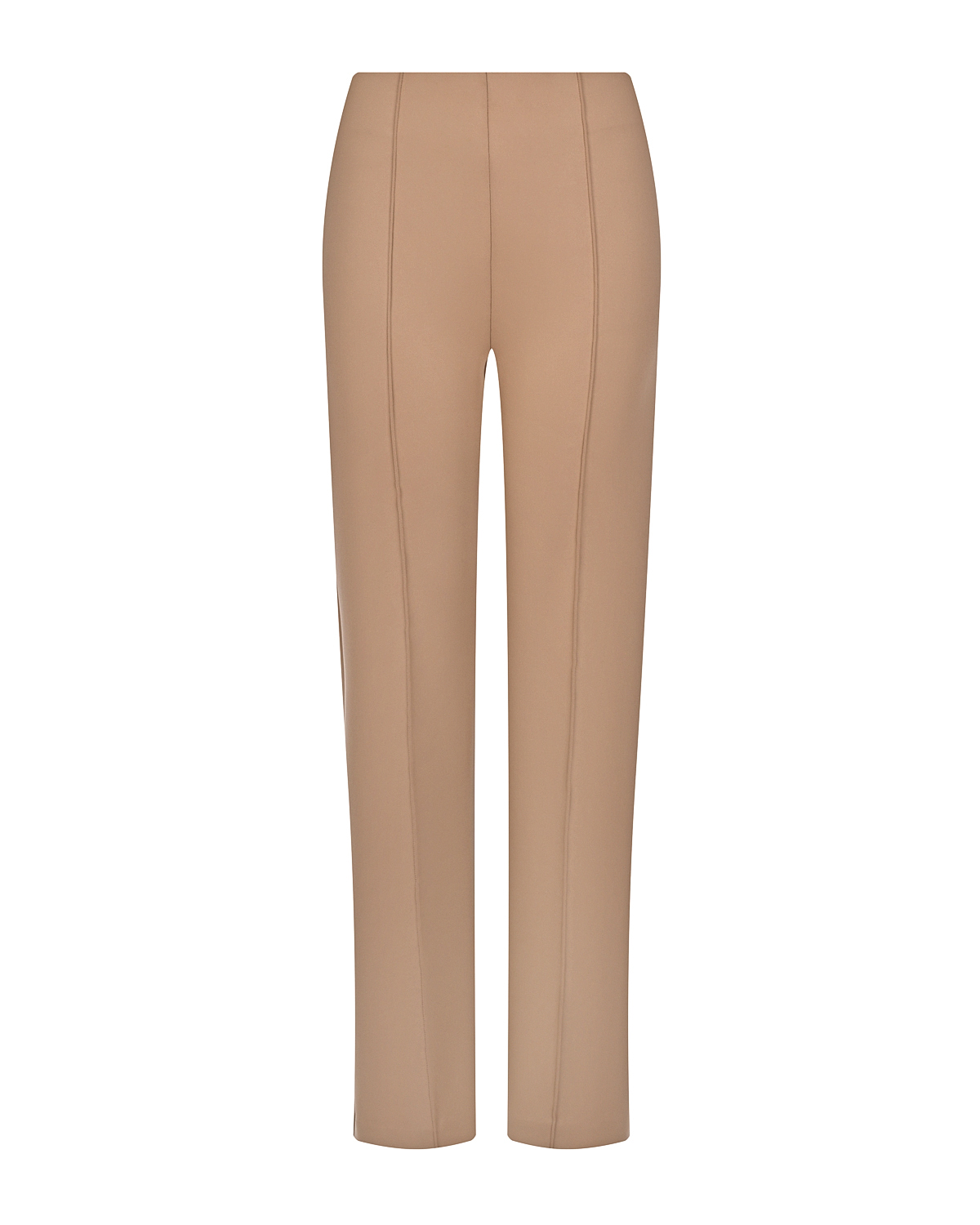 Бежевые прямые брюки Deha, размер 38, цвет бежевый - фото 1