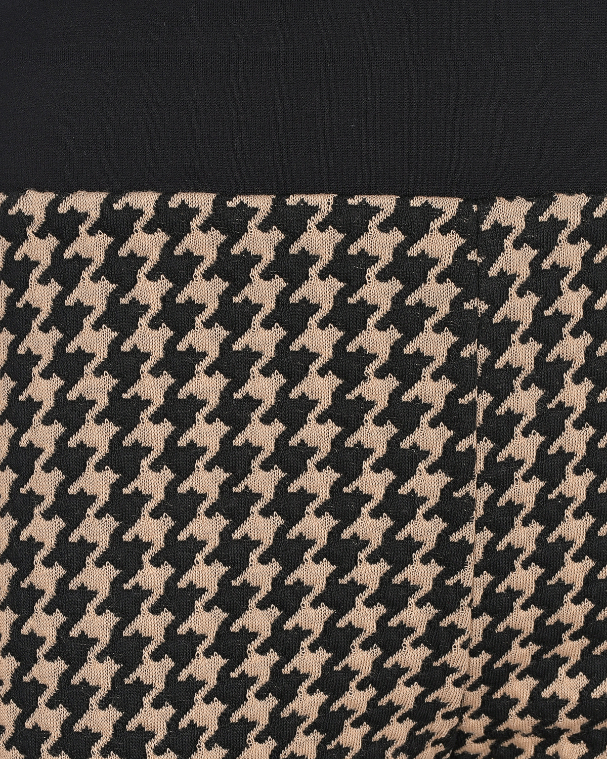 Трикотажные брюки с принтом пье-де-пуль Deha, размер 40, цвет черный - фото 8