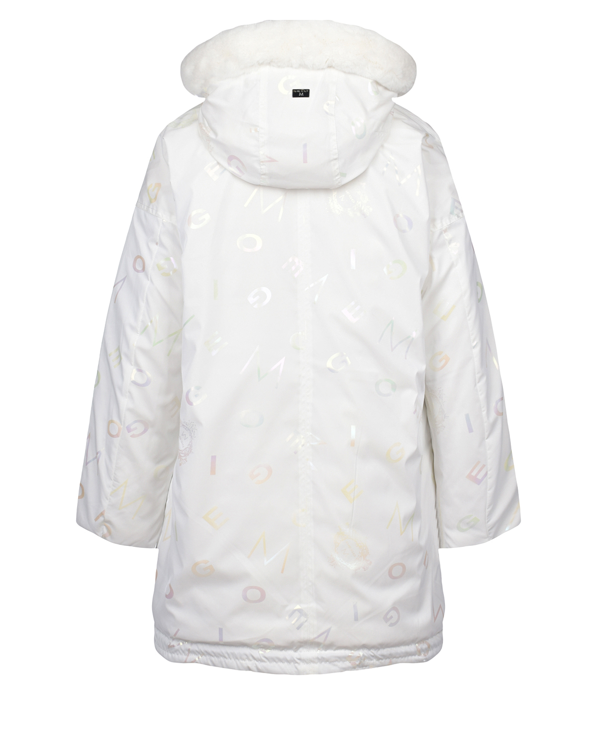 Двухсторонняя куртка с меховой отделкой на капюшоне Diego M, размер 46, цвет белый - фото 3