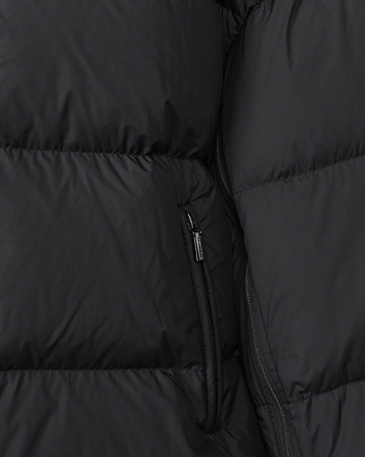 Черная куртка oversize с капюшоном Diego M, размер 44, цвет черный - фото 9