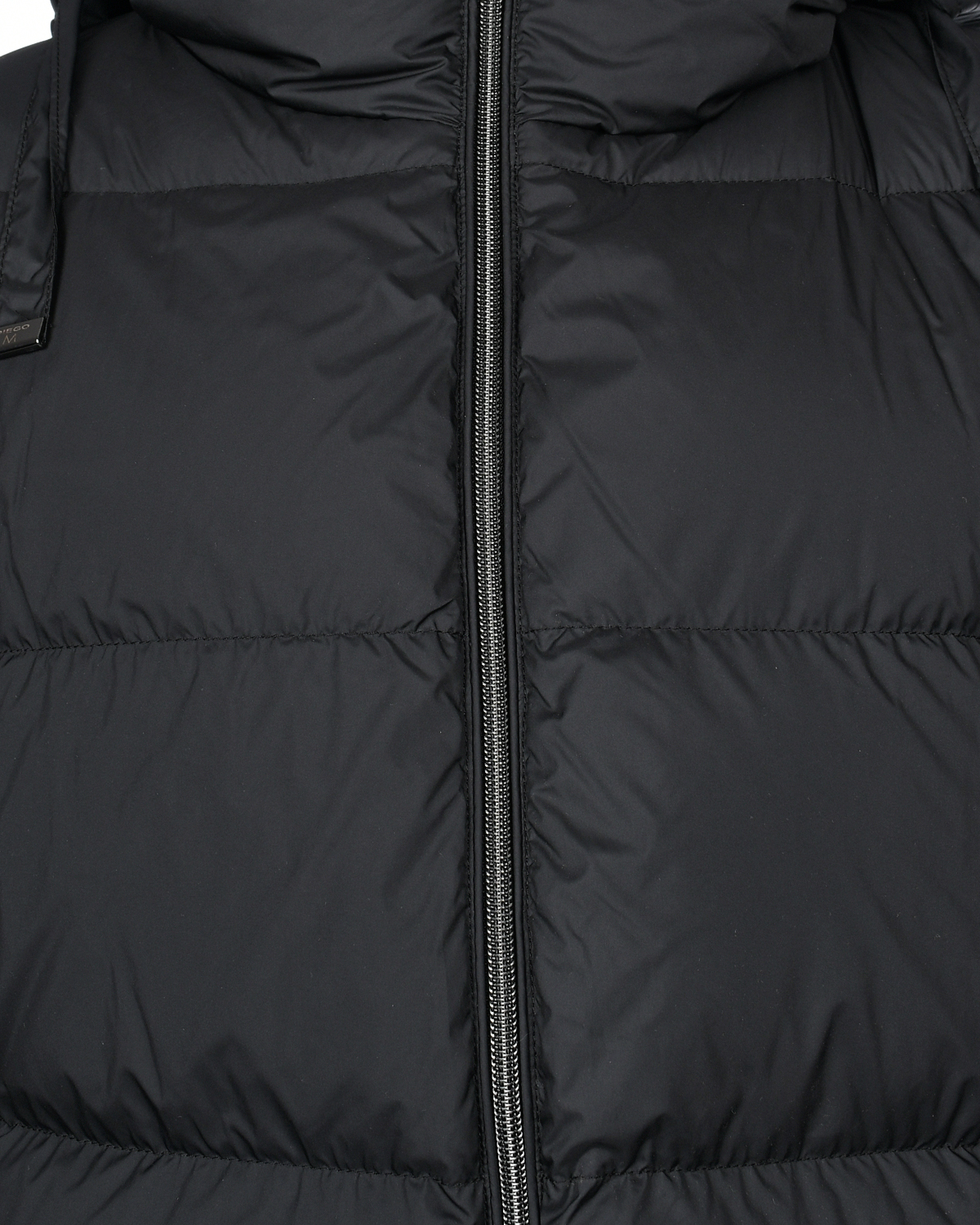 Черная куртка oversize с капюшоном Diego M, размер 44, цвет черный - фото 7