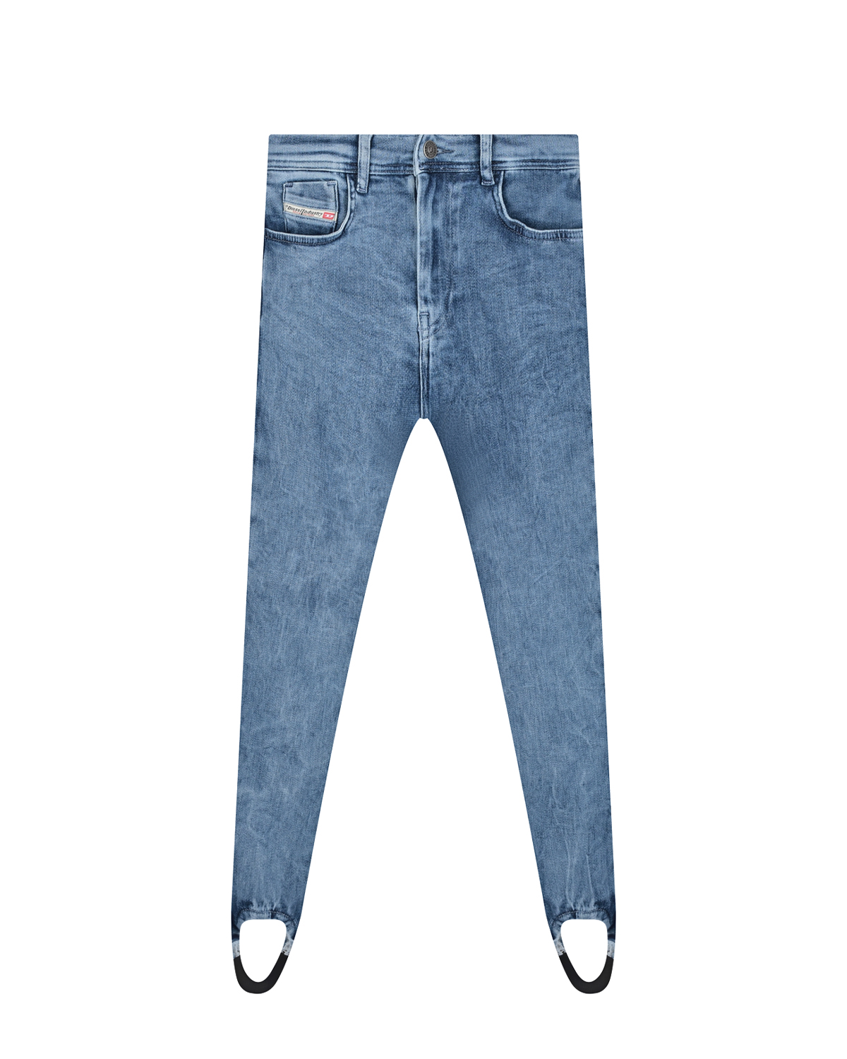 Голубые джинсы со штрипками Diesel детские, размер 128, цвет голубой - фото 1