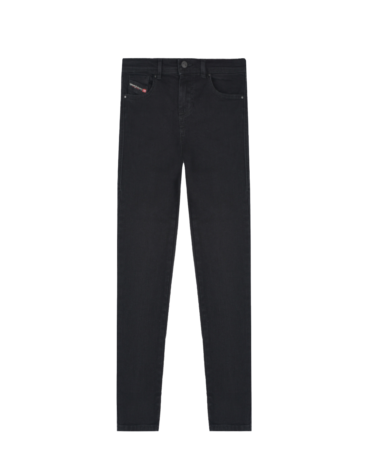 Зауженные черные джинсы Diesel детские, размер 104, цвет черный - фото 1